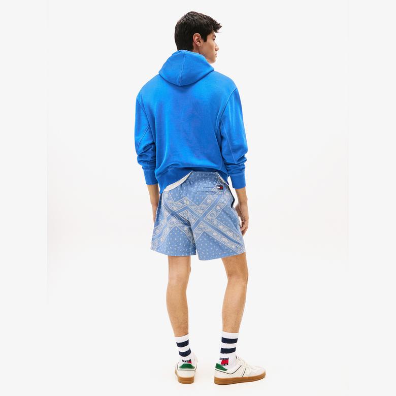 Tommy Jeans Aop Loose Fit Erkek Mavi Deniz Şortu
