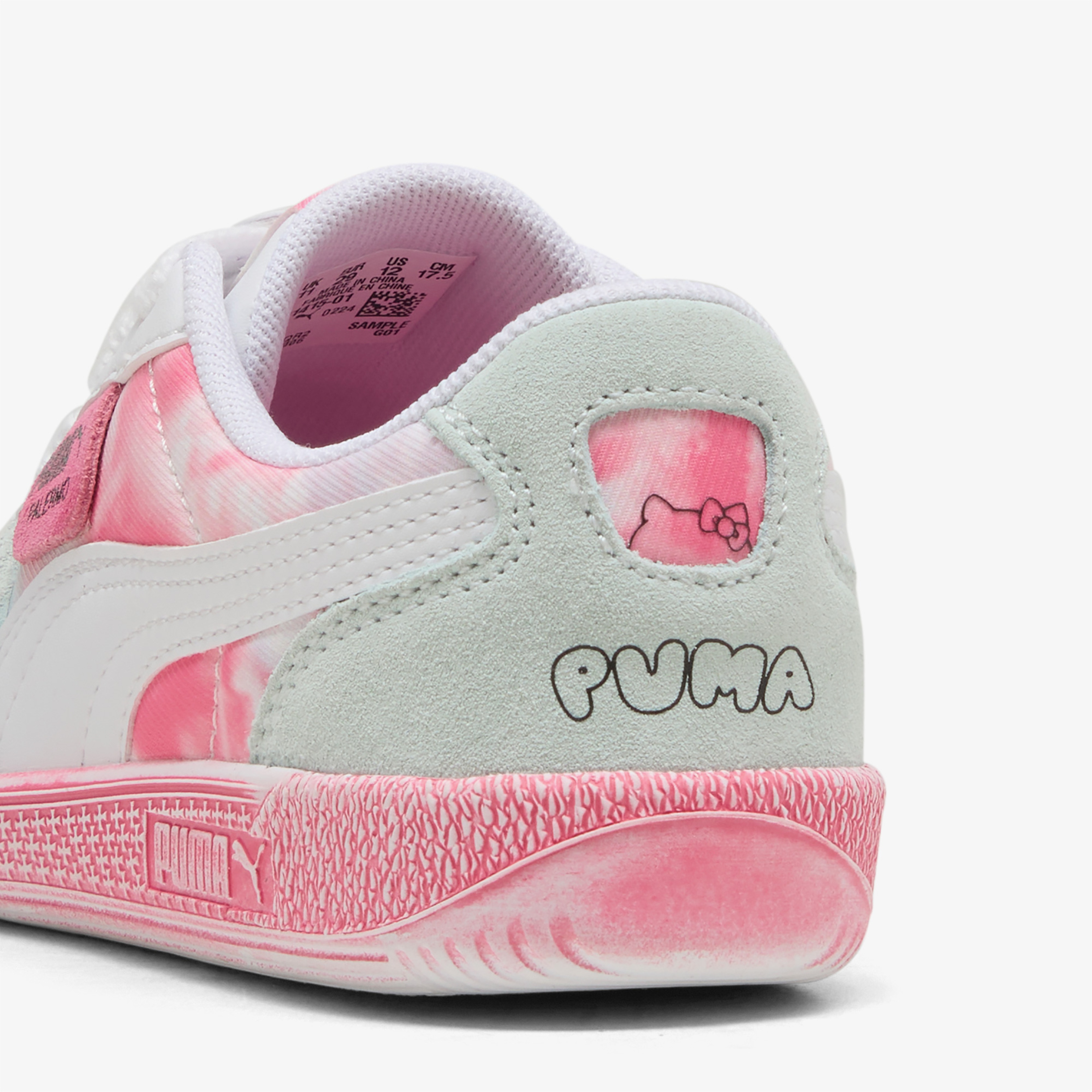 Puma Palermo Hello Kitty & Friends Çocuk Yeşil/Pembe/Beyaz Spor Ayakkabı