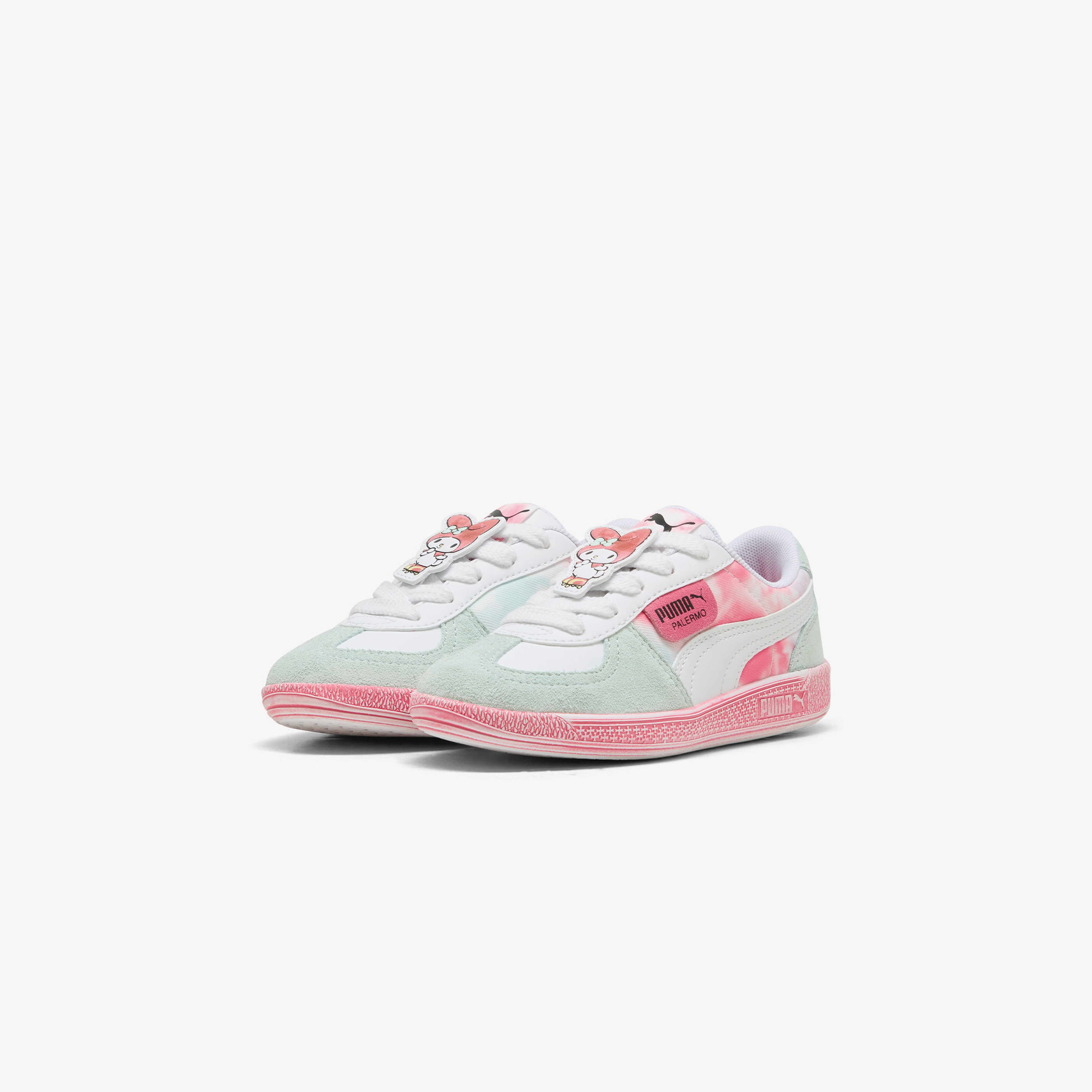Puma Palermo Hello Kitty & Friends Çocuk Yeşil/Pembe/Beyaz Spor Ayakkabı