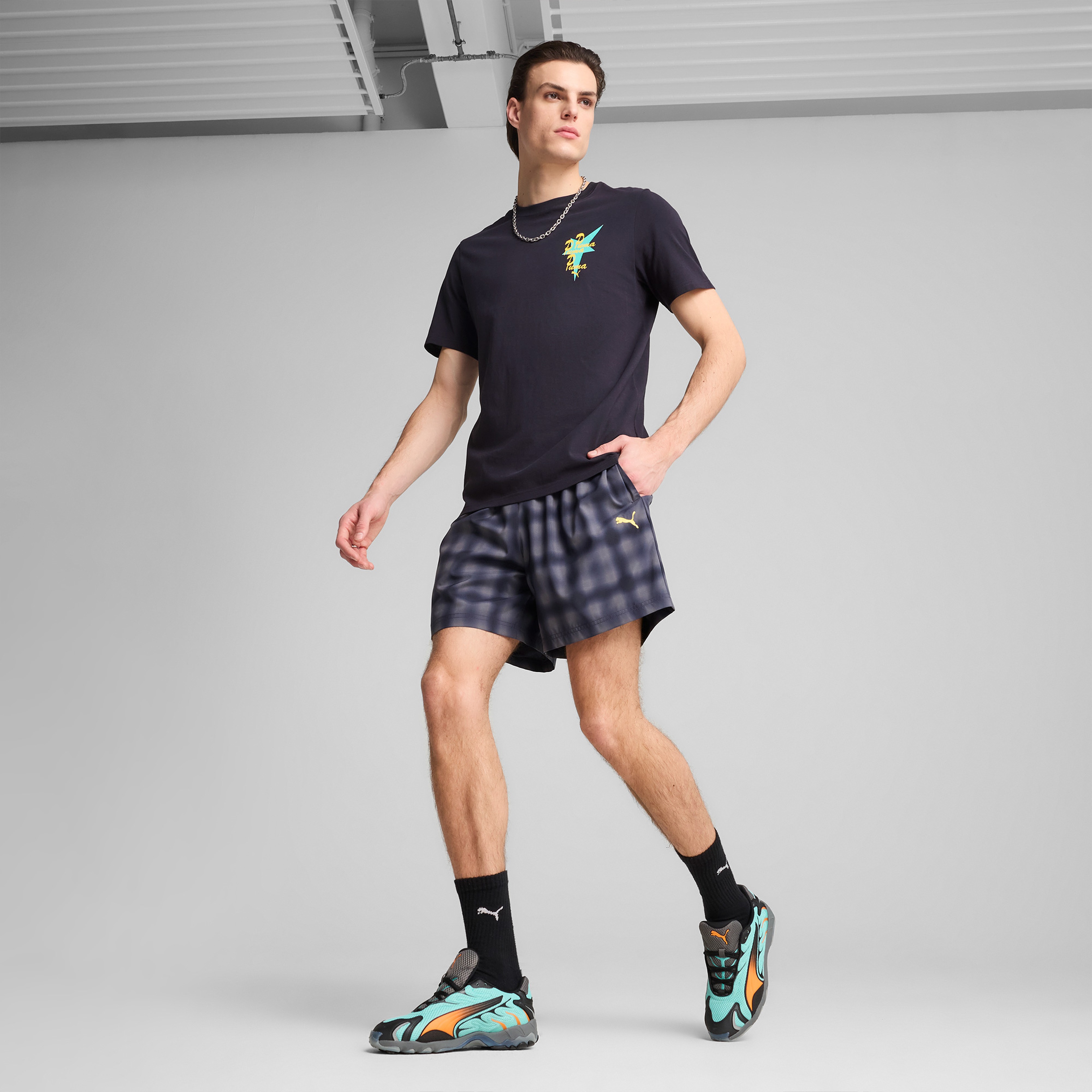 Puma Road to Unity Graphic Erkek Lacivert T-Shirt