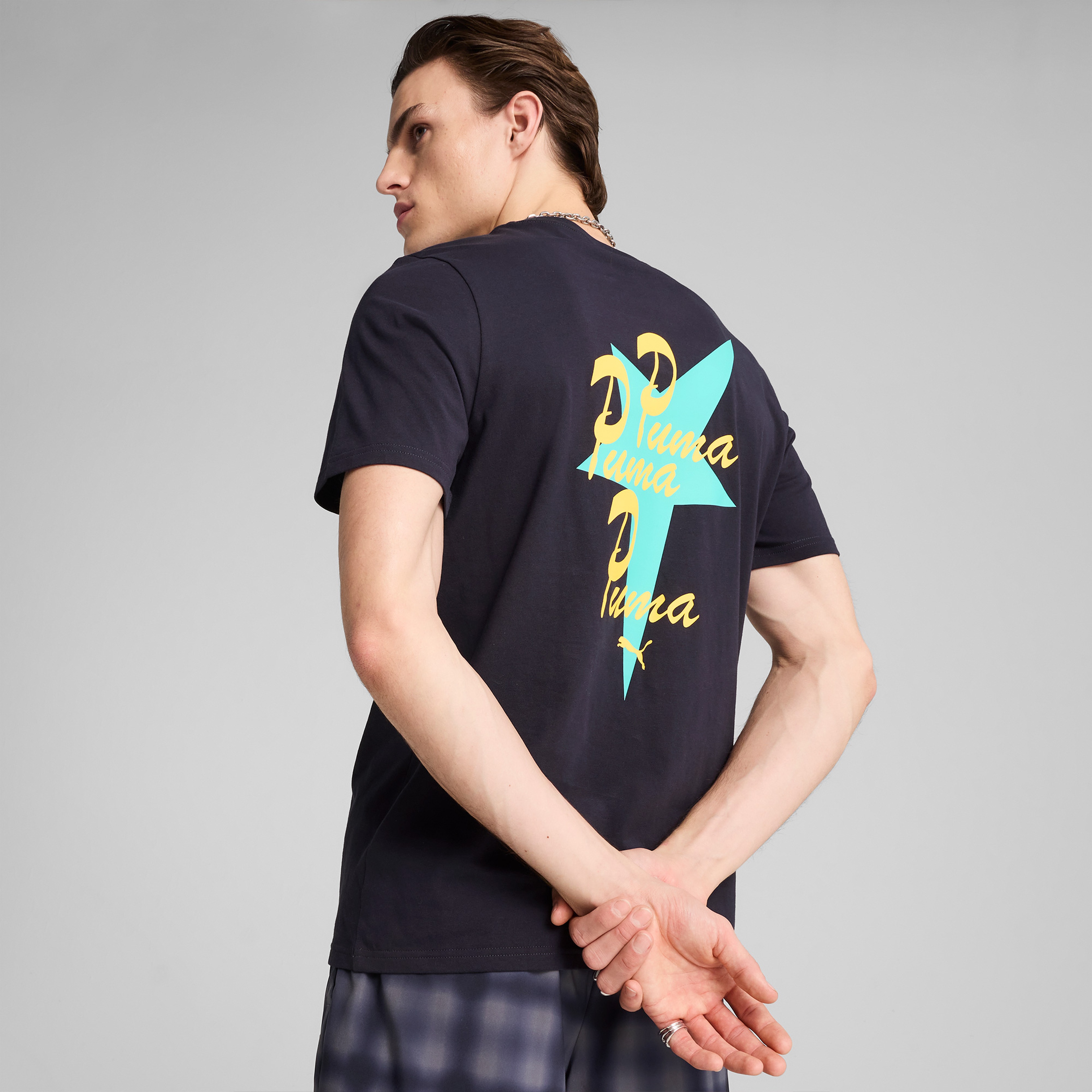 Puma Road to Unity Graphic Erkek Lacivert T-Shirt