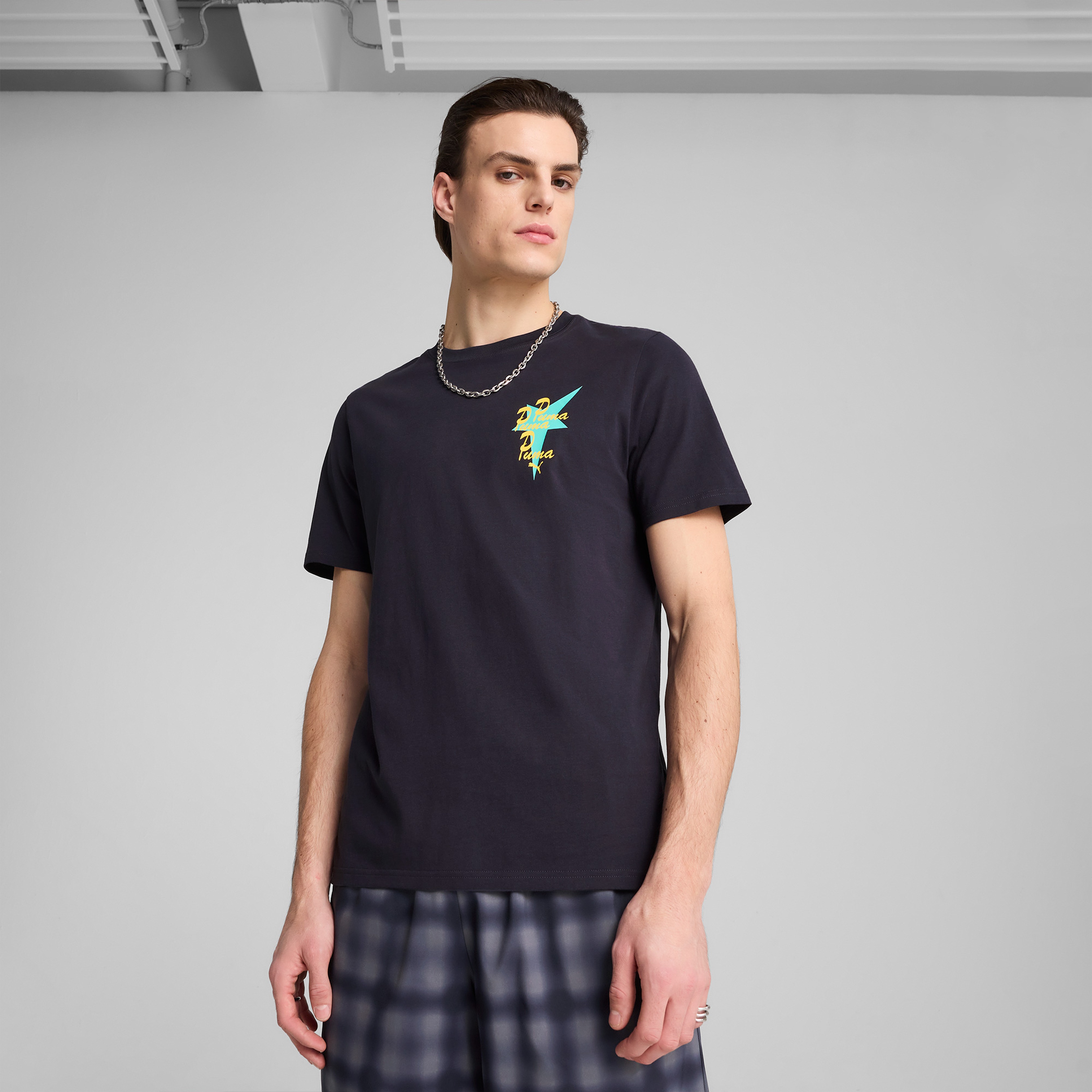 Puma Road to Unity Graphic Erkek Lacivert T-Shirt