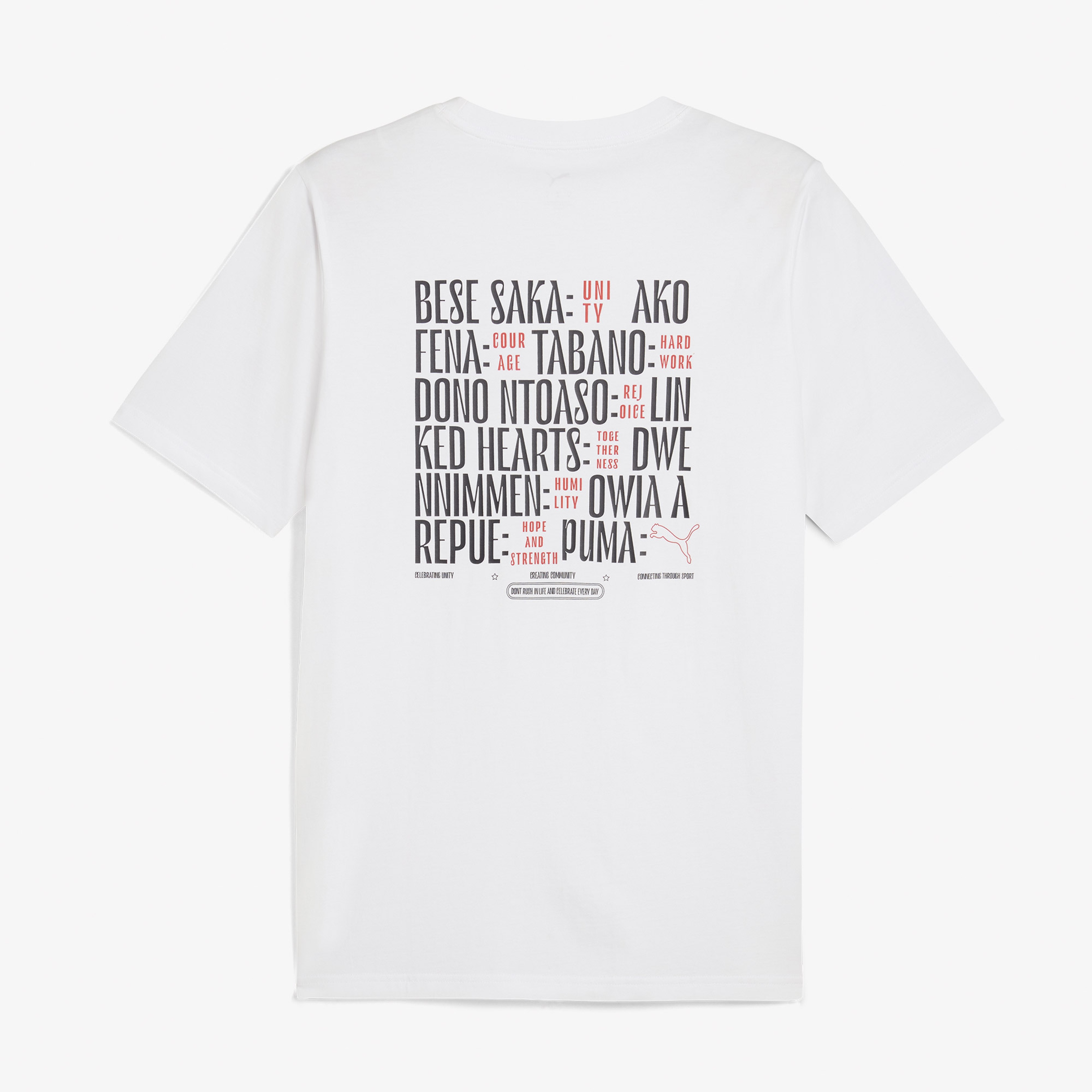 Puma Road to Unity Values Graphic Erkek Beyaz T-Shirt