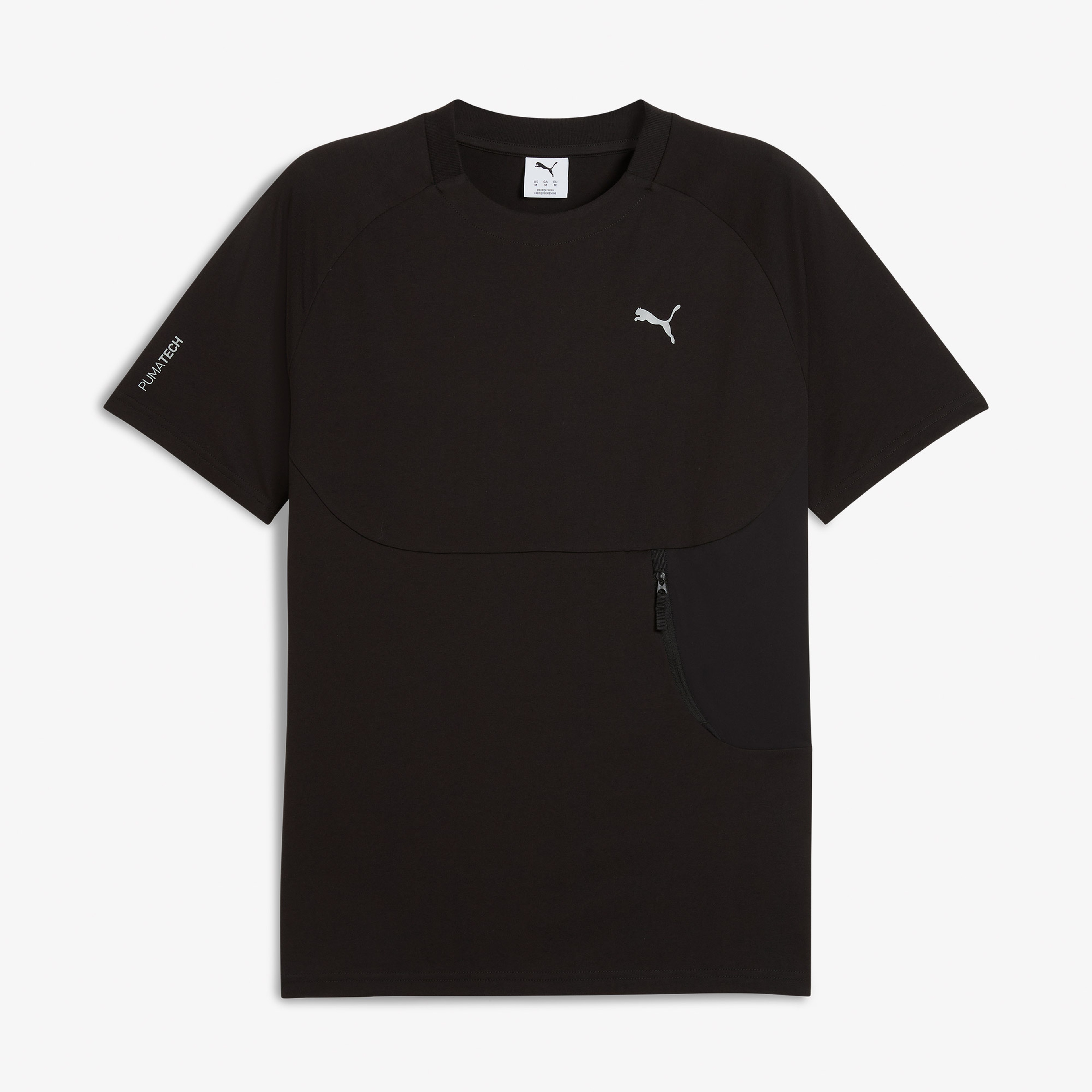 Puma Tech Pocket Erkek Siyah T-Shirt