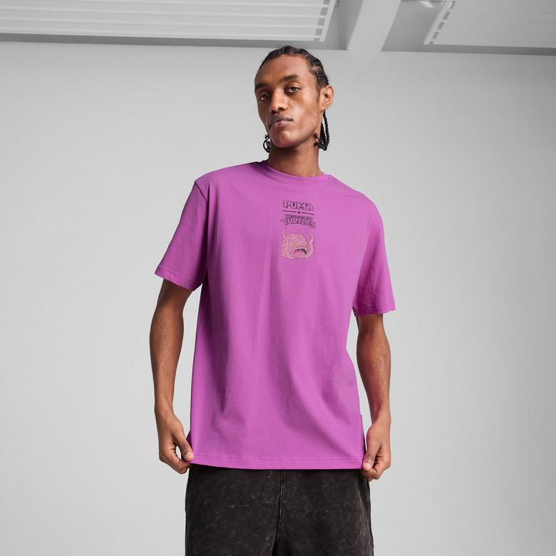 Puma X Tmnt Graphic Erkek Mor T-Shirt