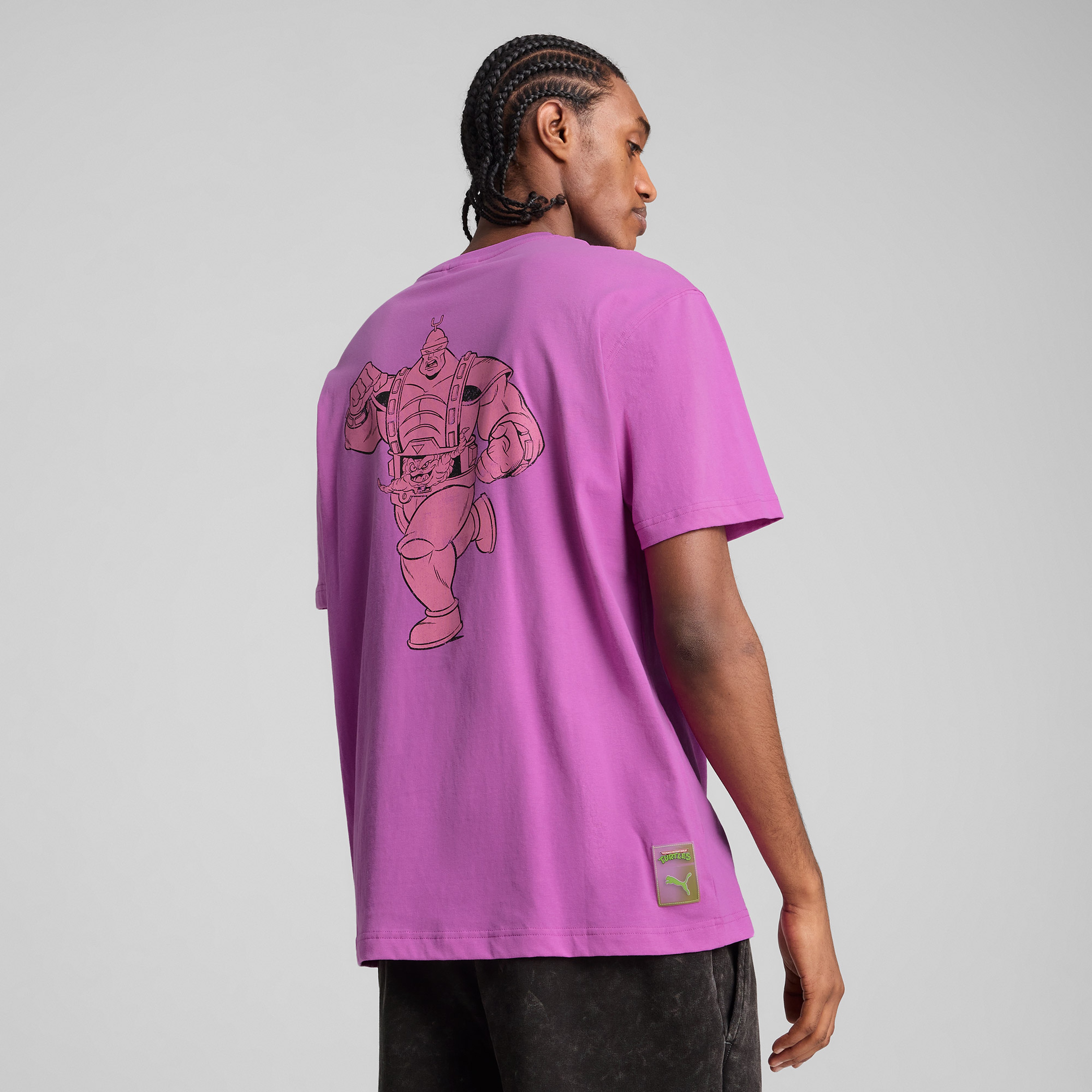 Puma X Tmnt Graphic Erkek Mor T-Shirt