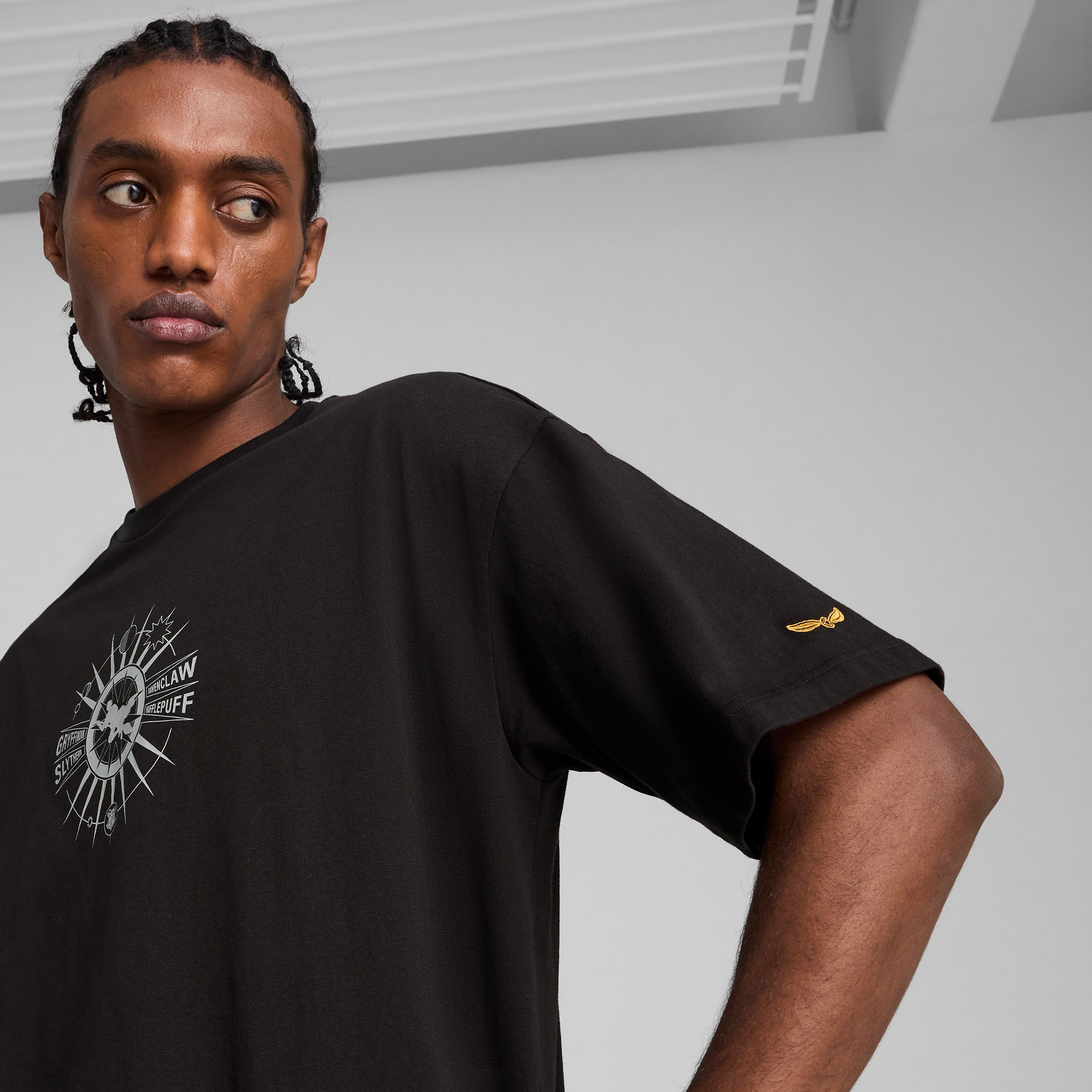 Puma X Harry Potter Unisex Siyah T-Shirt