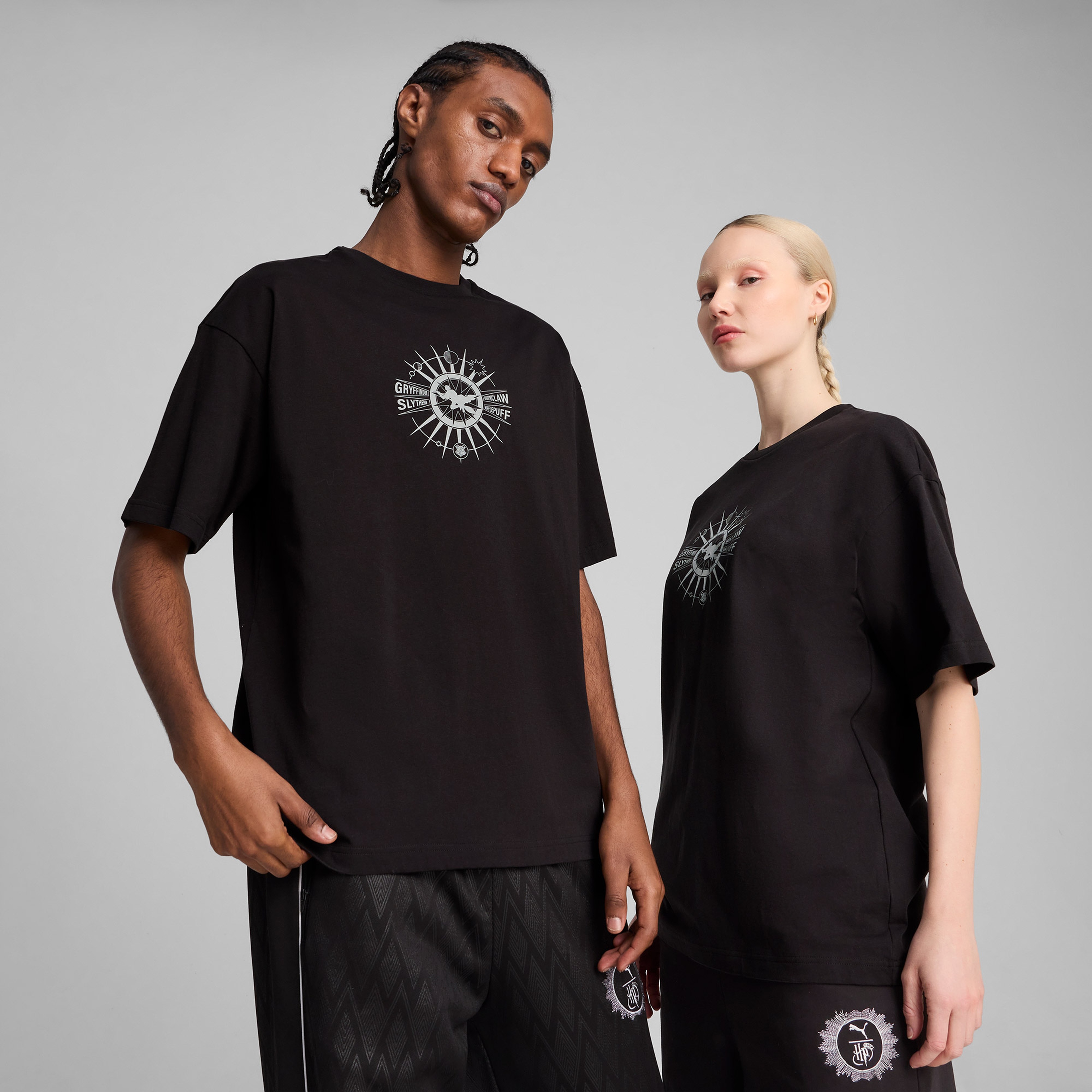 Puma X Harry Potter Unisex Siyah T-Shirt
