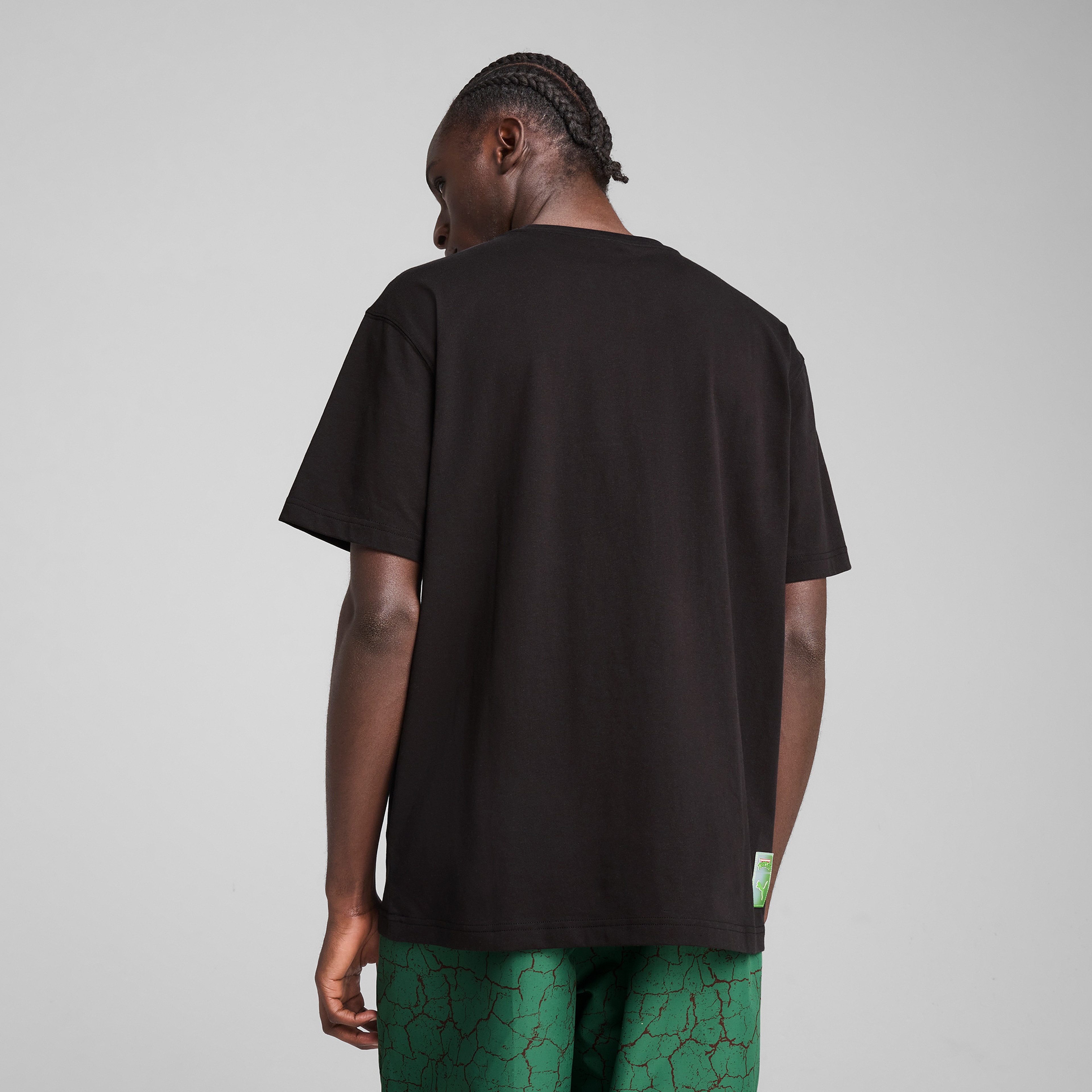 Puma X TMNT Relaxed Graphic Erkek Siyah T-Shirt
