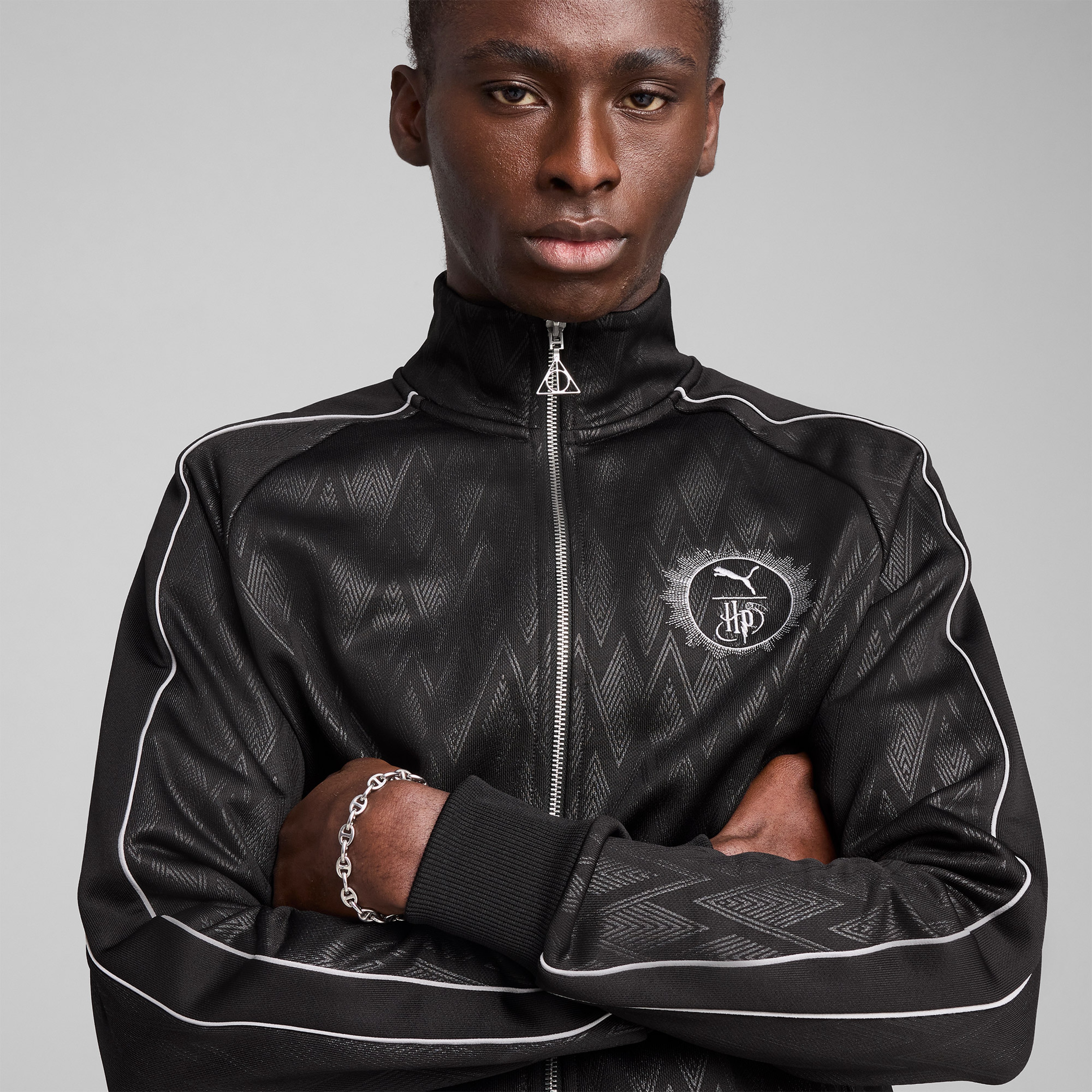 Puma X Harry Potter T7 Erkek Siyah Ceket