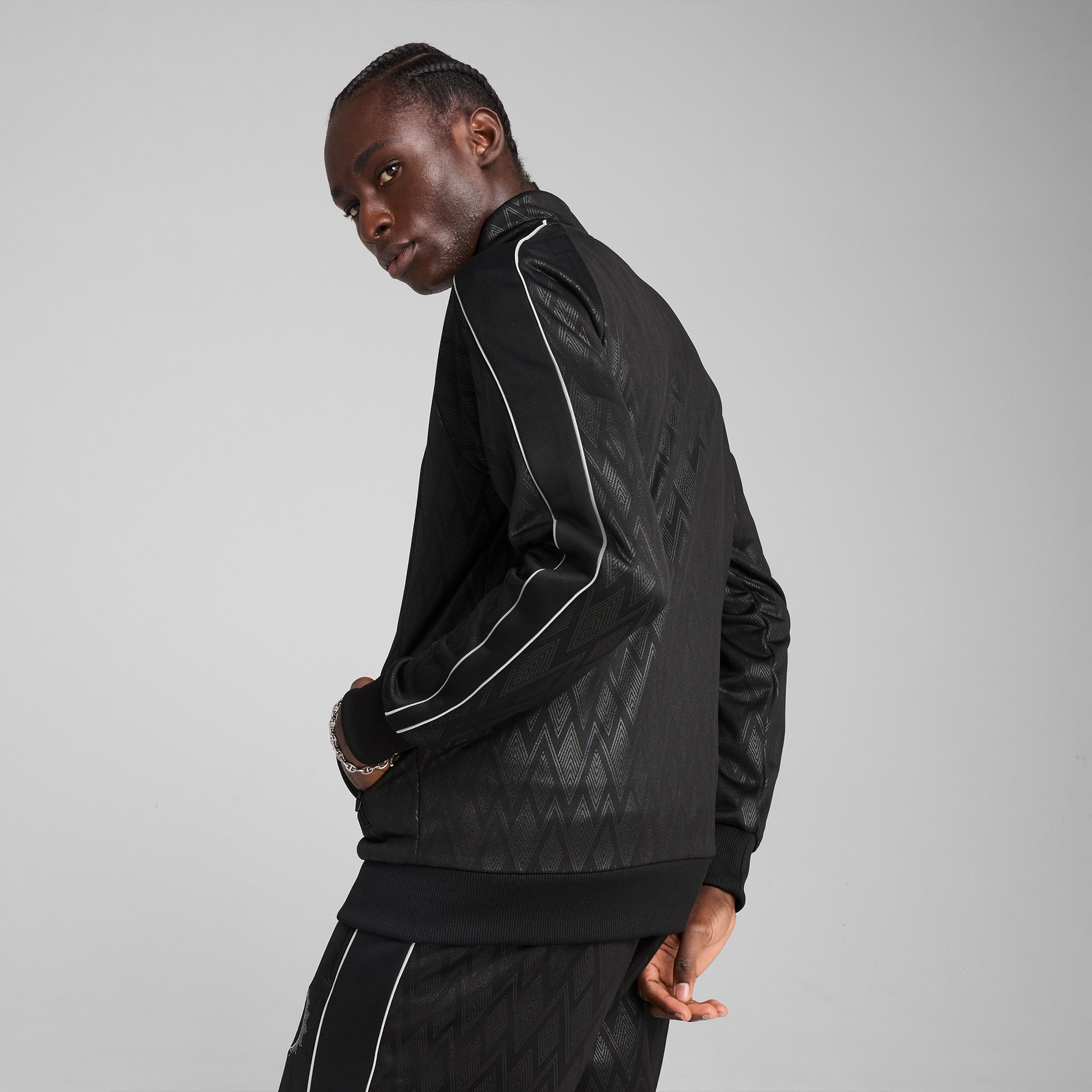 Puma X Harry Potter T7 Erkek Siyah Ceket