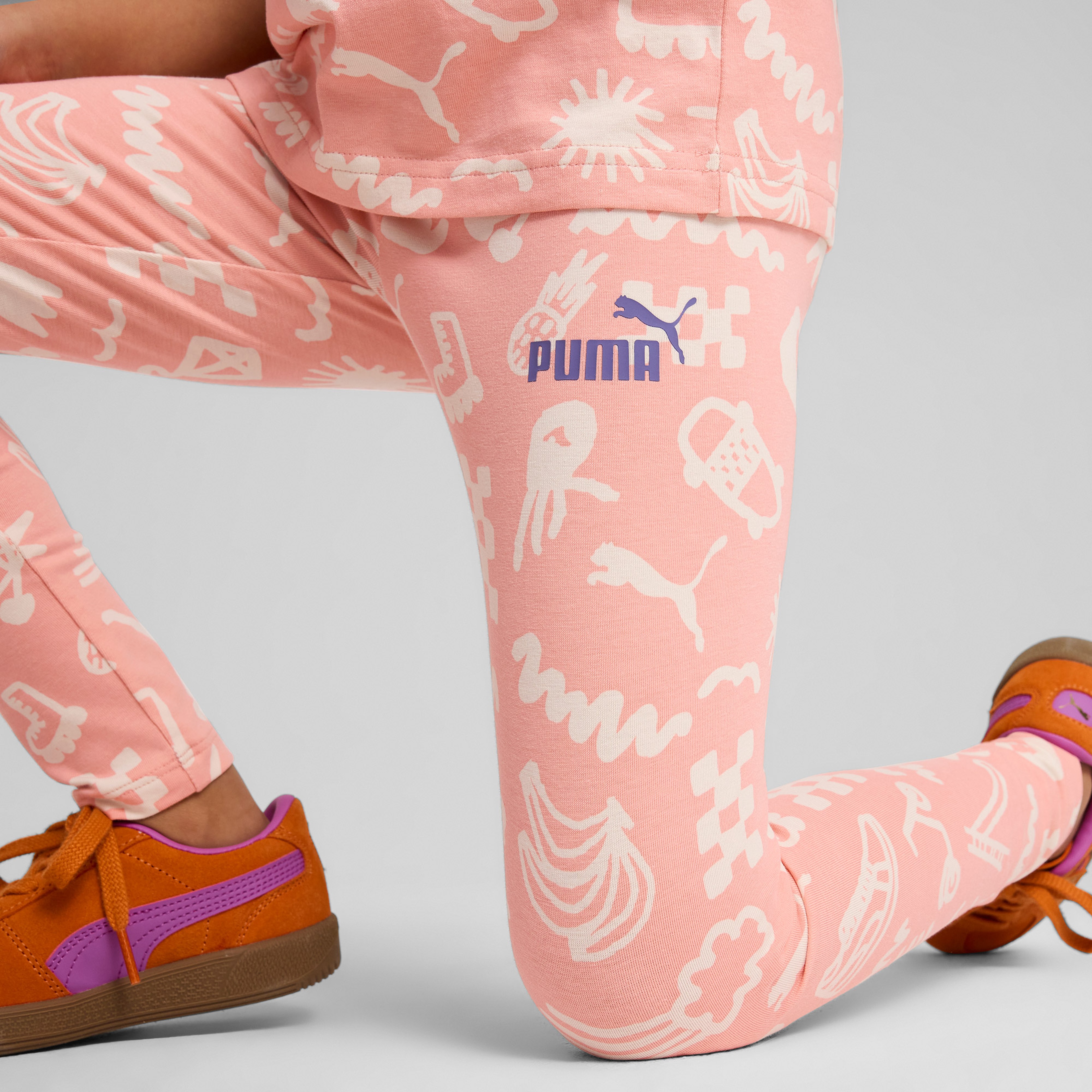 Puma Sandy Adventures Çocuk Pembe Tayt