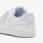 Puma Smash 3.0 Badges Bebek Beyaz Spor Ayakkabı