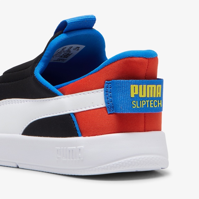 Puma Courtflex V3 Sliptech Ps Çocuk Siyah Spor Ayakkabı - Görsel 7