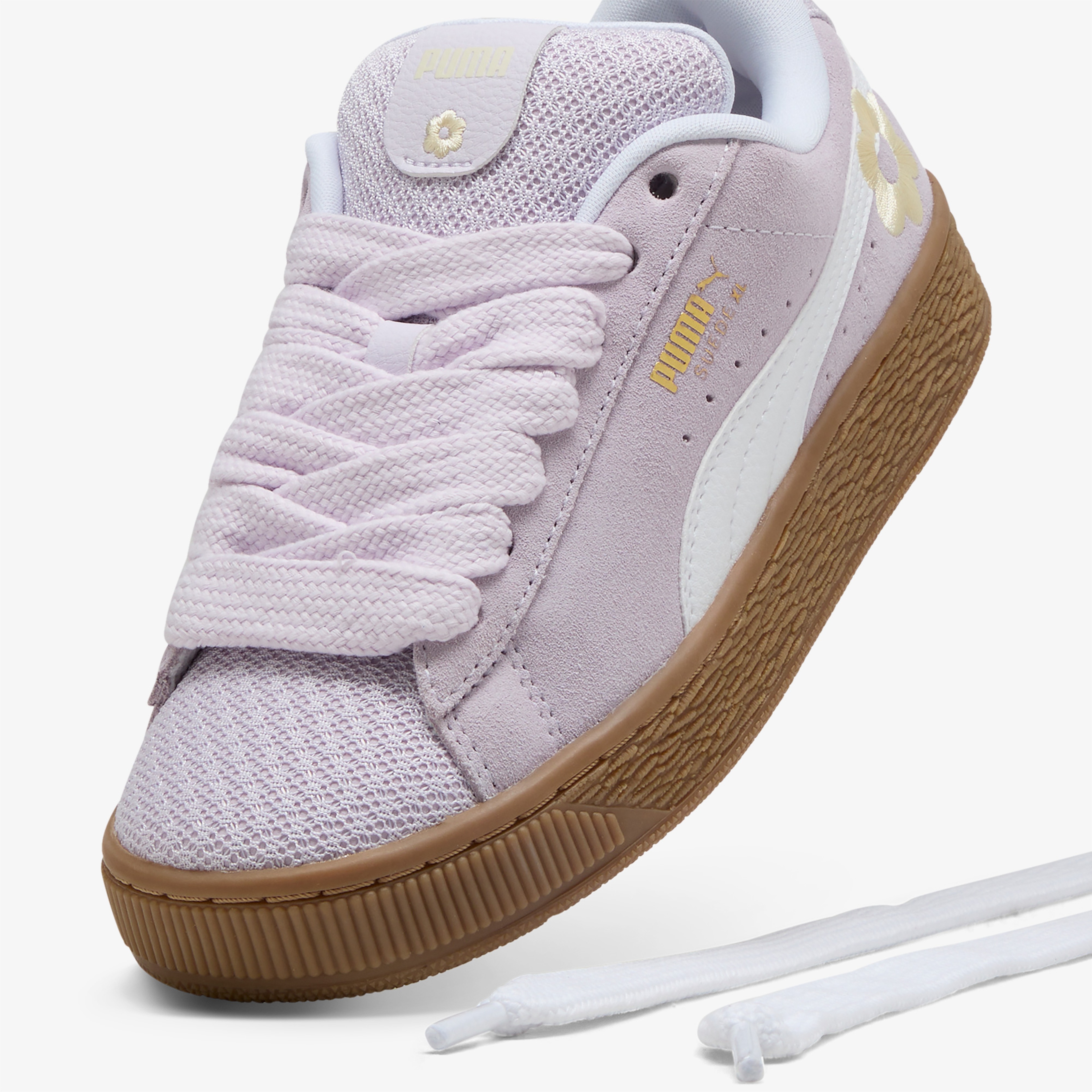 Puma Suede XL Summer Feels Çocuk Mor Spor Ayakkabı