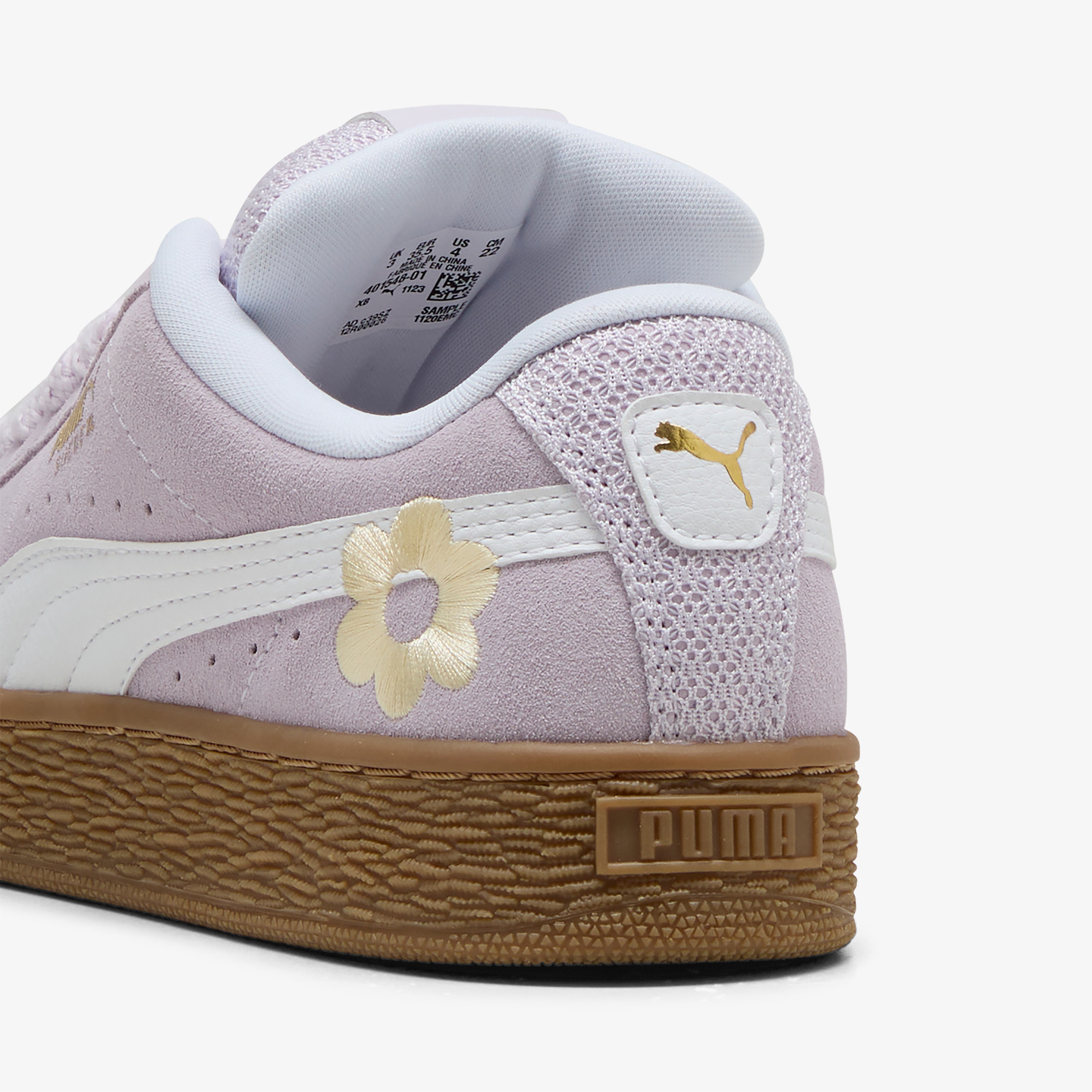 Puma Suede XL Summer Feels Çocuk Mor Spor Ayakkabı
