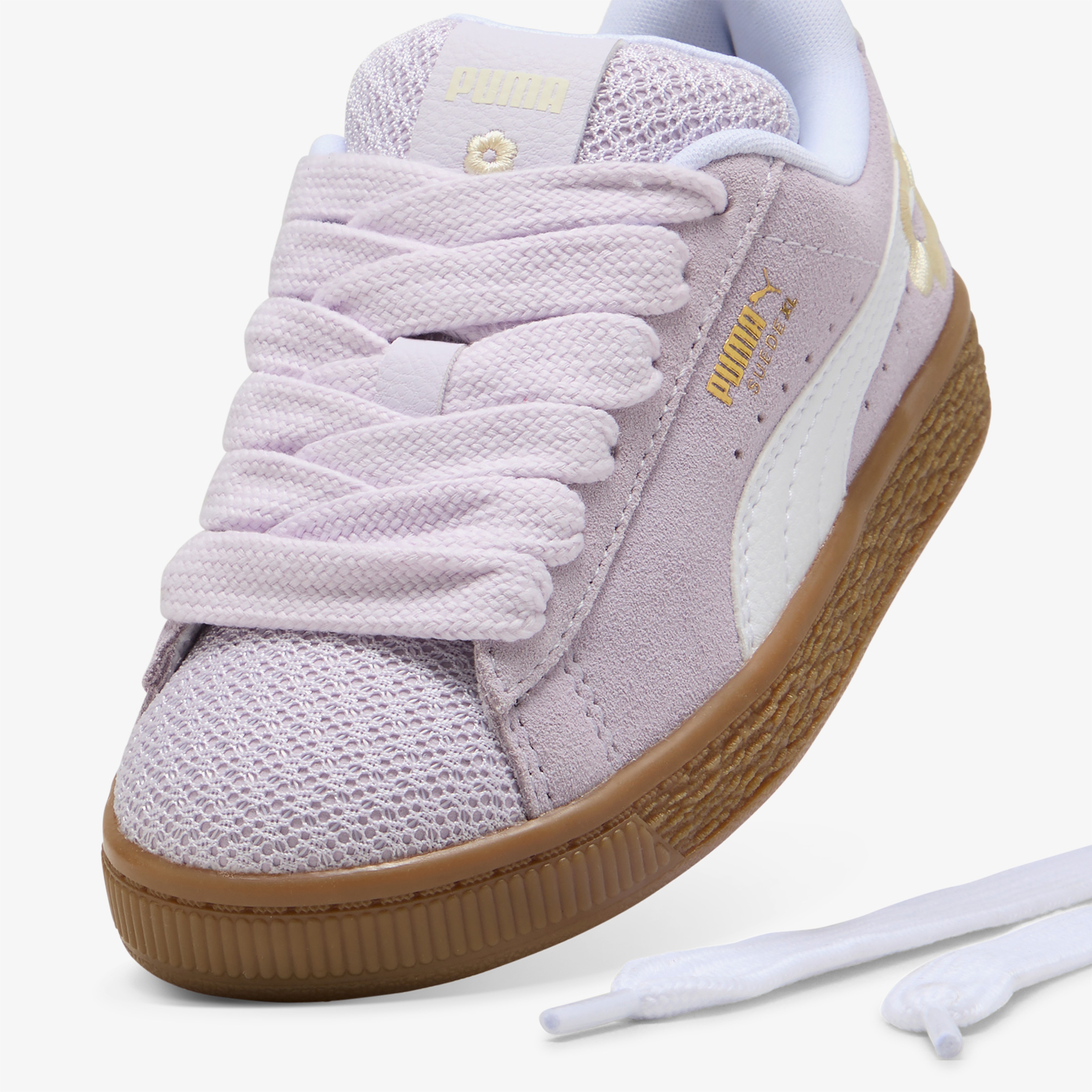 Puma Suede XL Summer Feels Çocuk Mor Spor Ayakkabı