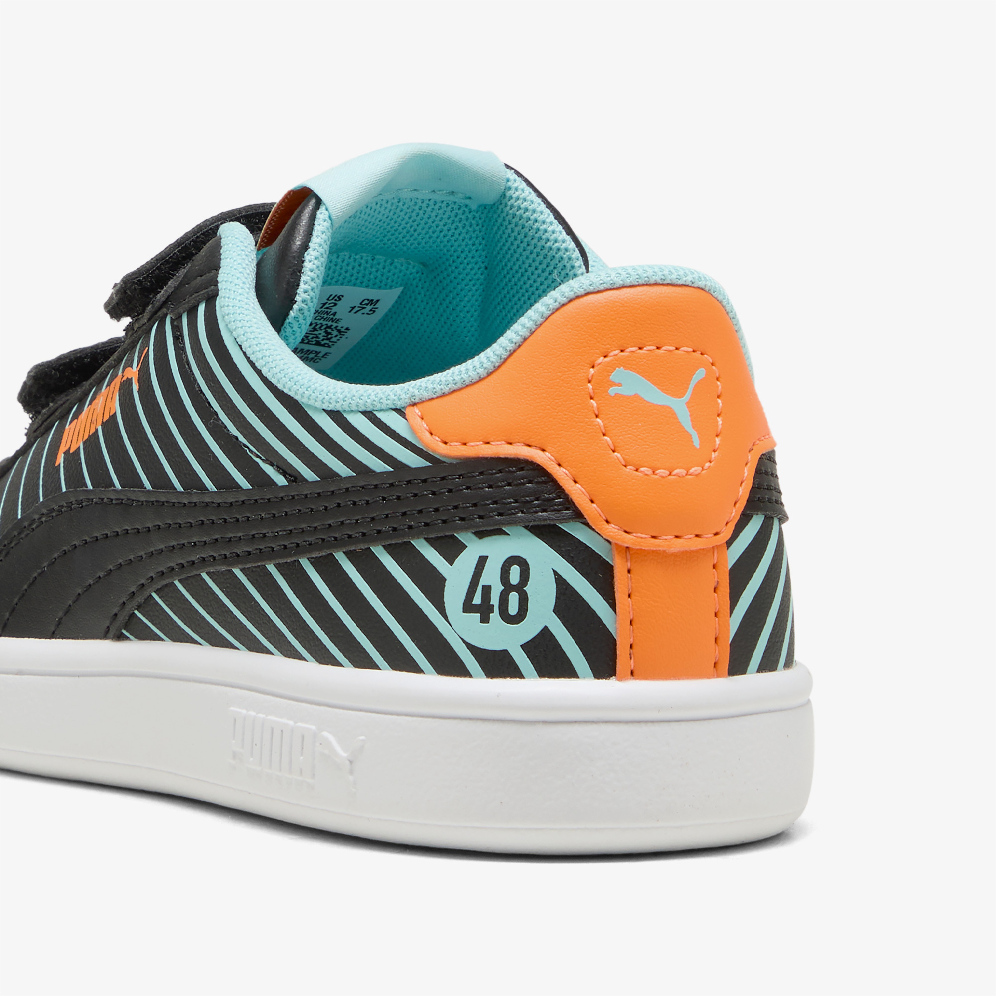 Puma Smash 3.0 Poised 2 Race Çocuk Siyah Spor Ayakkabı