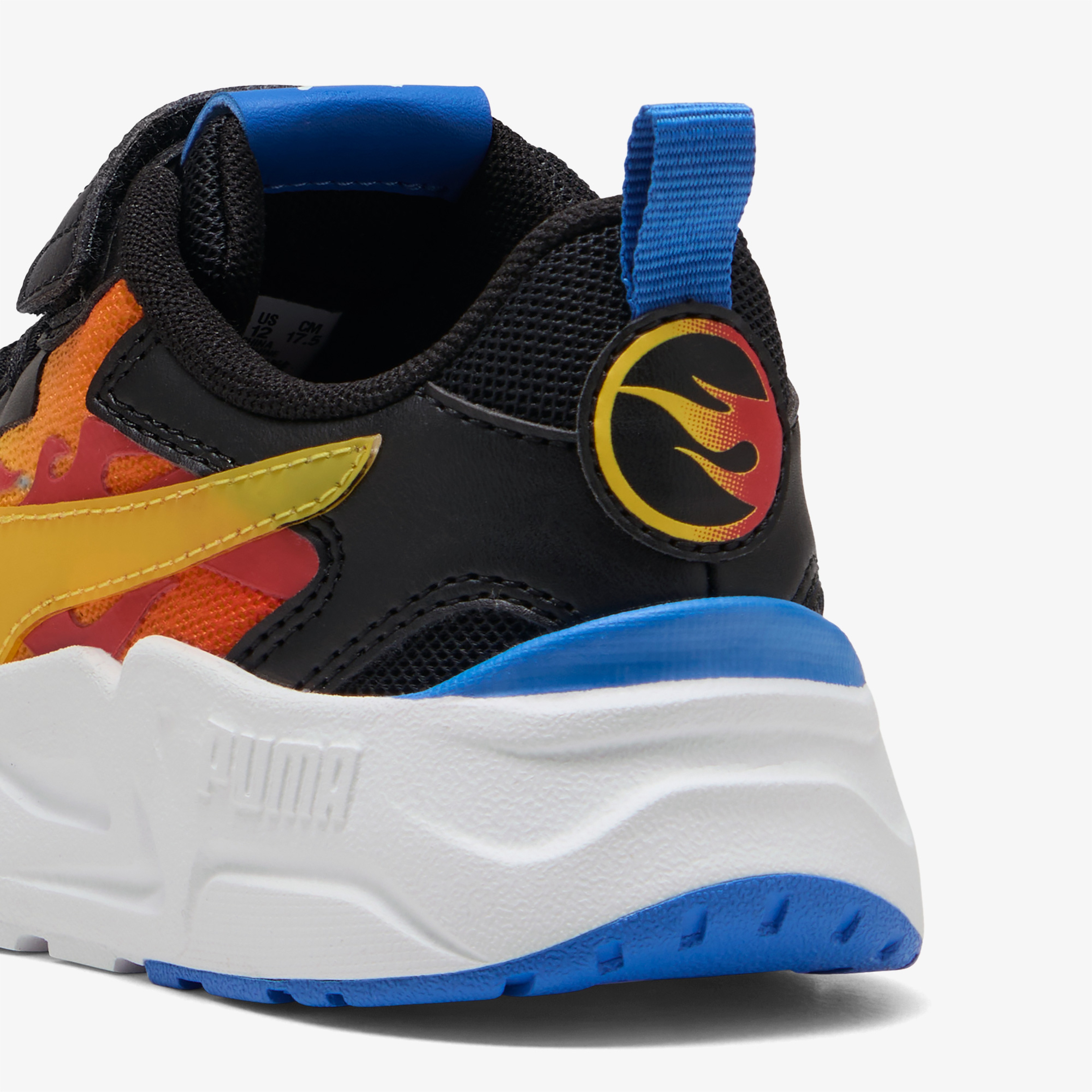 Puma Trinity Lite Hot Wheelsac+Ps Çocuk Siyah Spor Ayakkabı