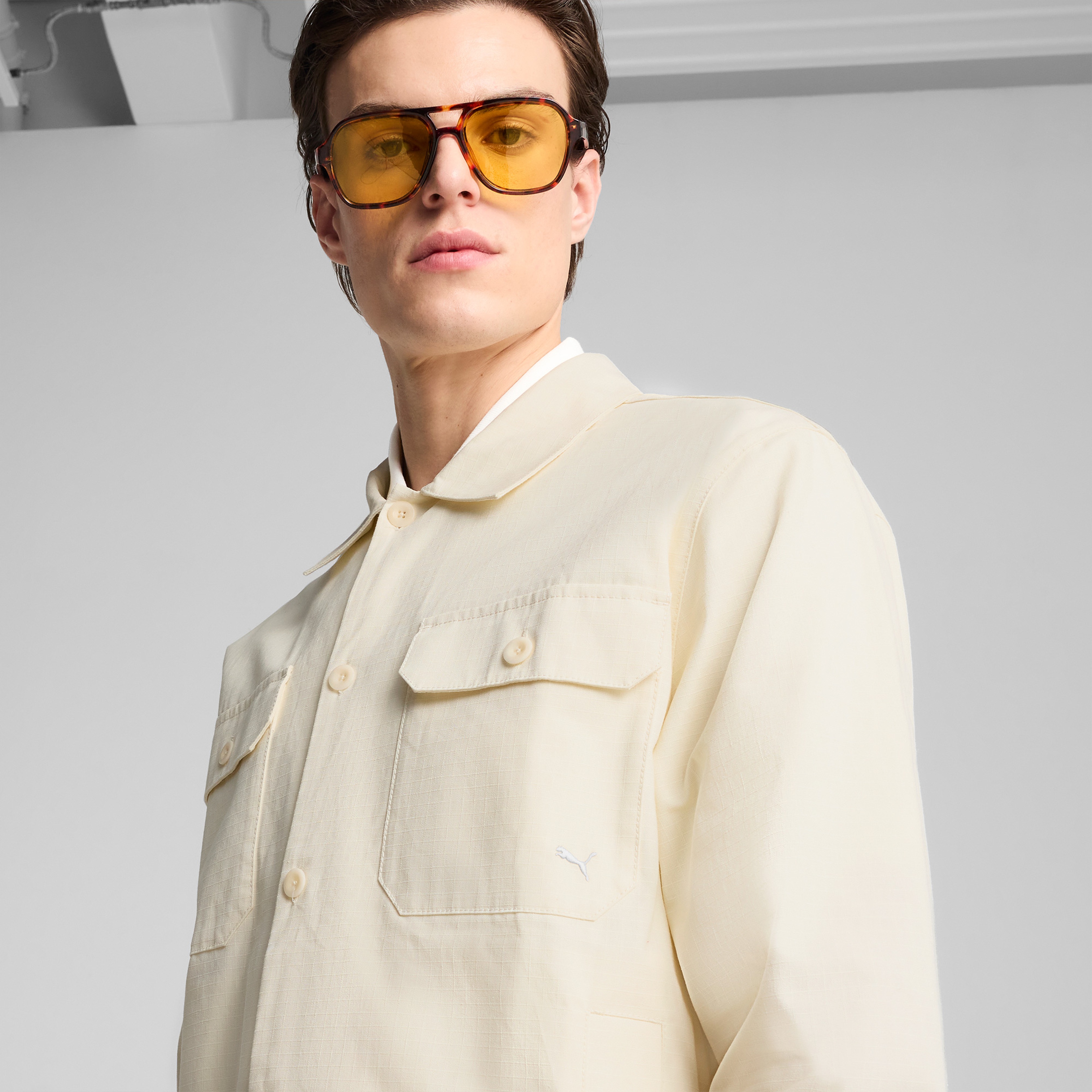 Puma Mmq Ripstop Over Erkek Beyaz Ceket