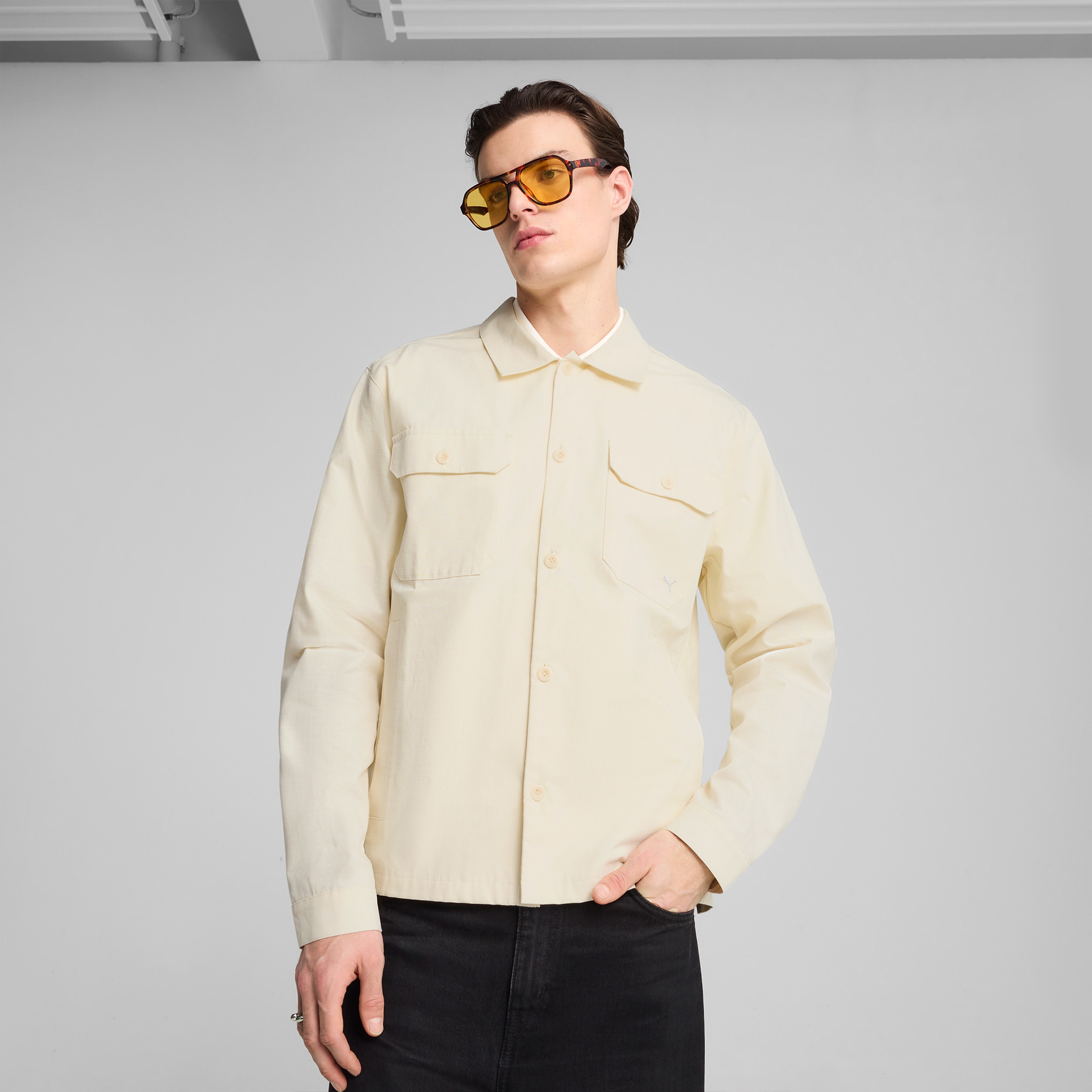 Puma Mmq Ripstop Over Erkek Beyaz Ceket