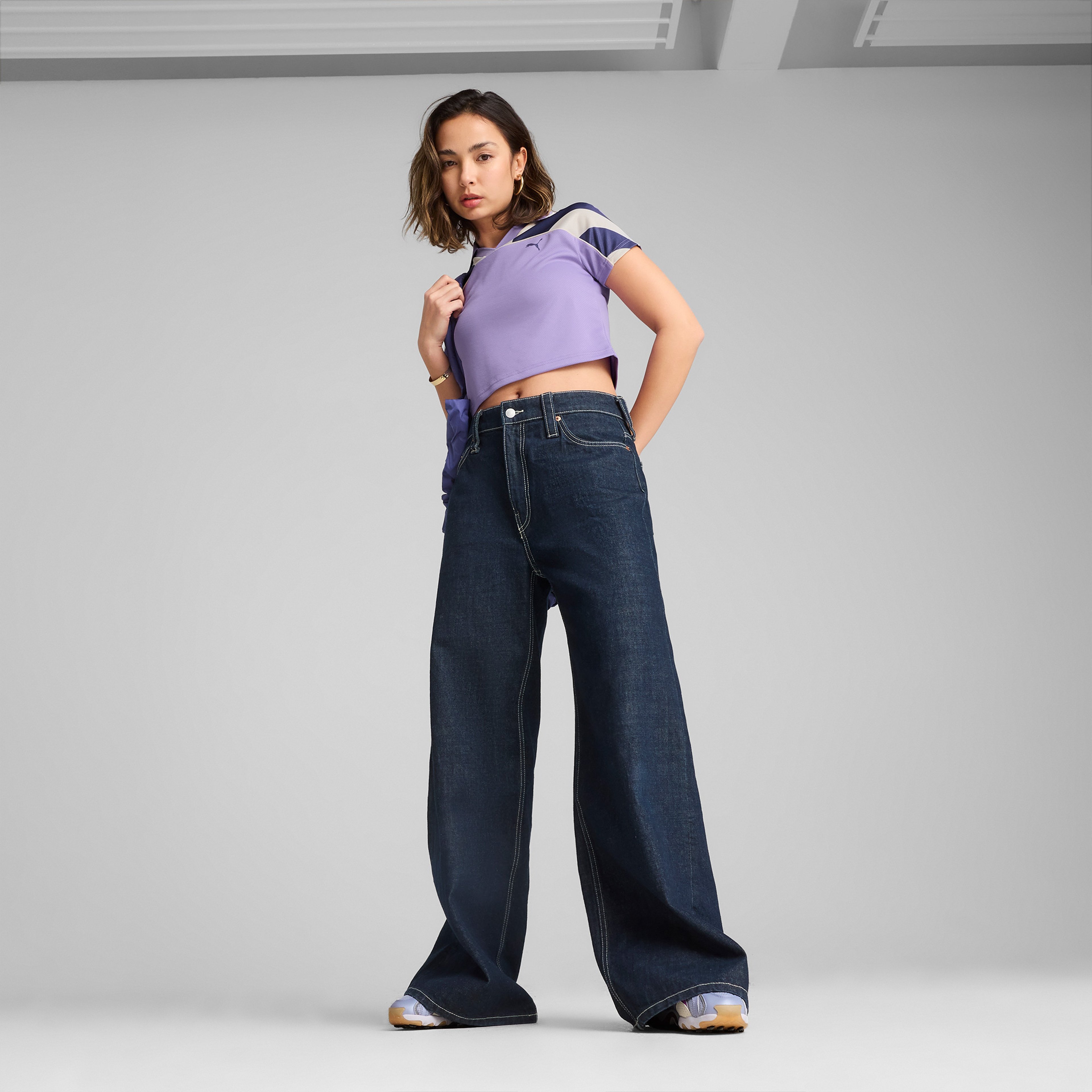 Puma Future Archive Jersey Kadın Mor T-Shirt