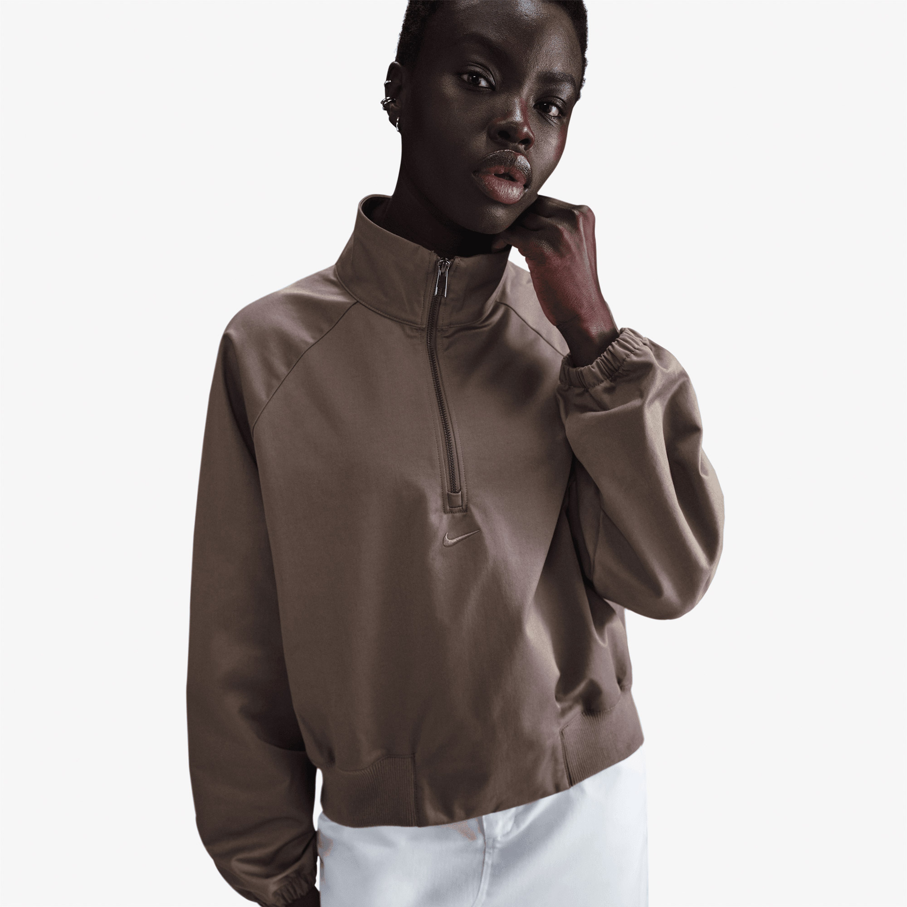 Nike Sportswear Collection Kadın Kahverengi Ceket