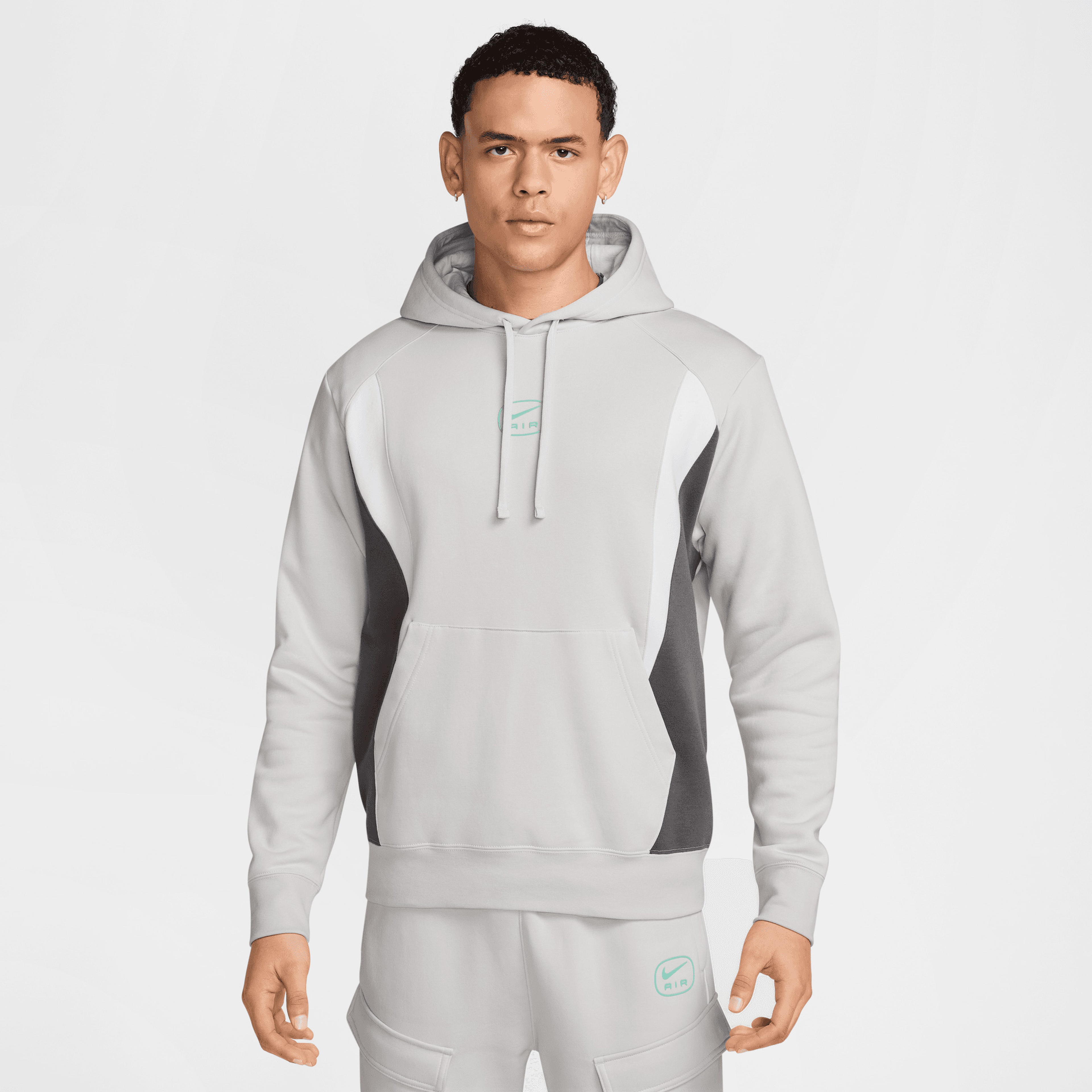 Nike Air Pullover Erkek Gri Hoodie