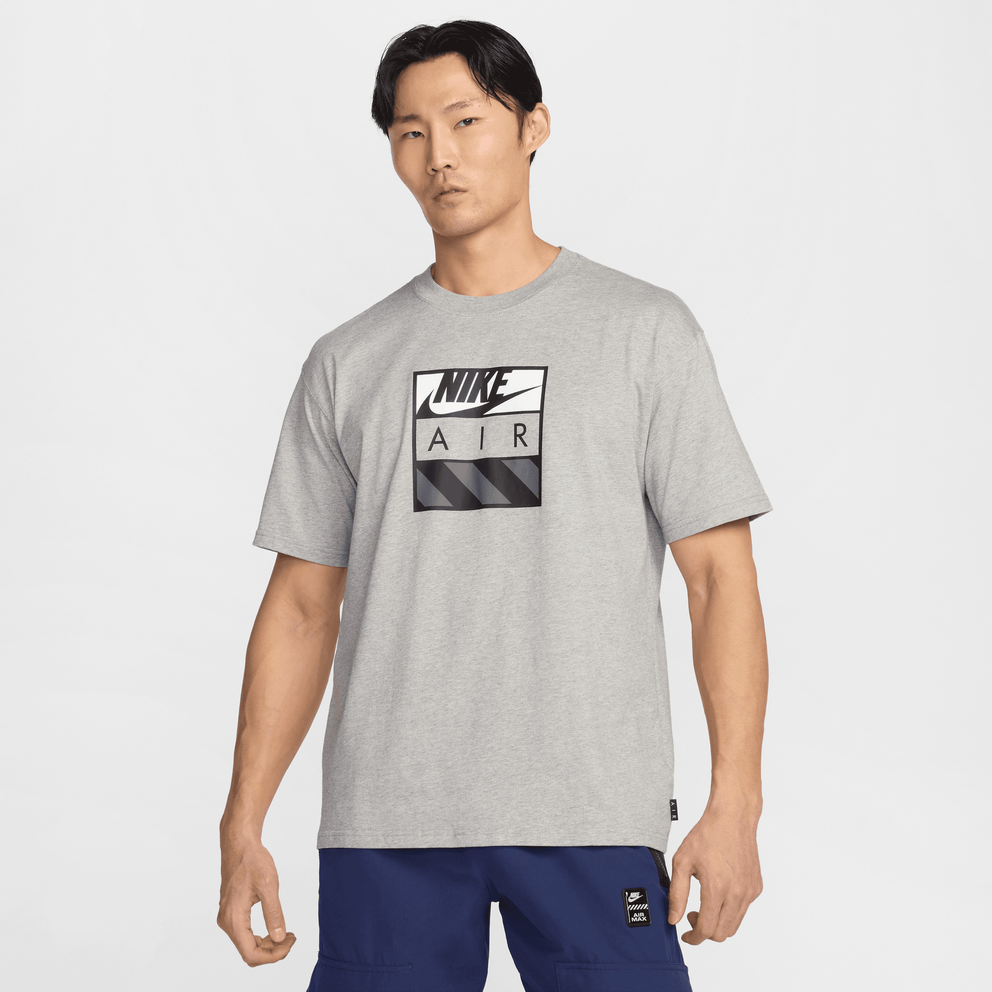 Nike Sportswear Max 90 Erkek Gri T-Shirt