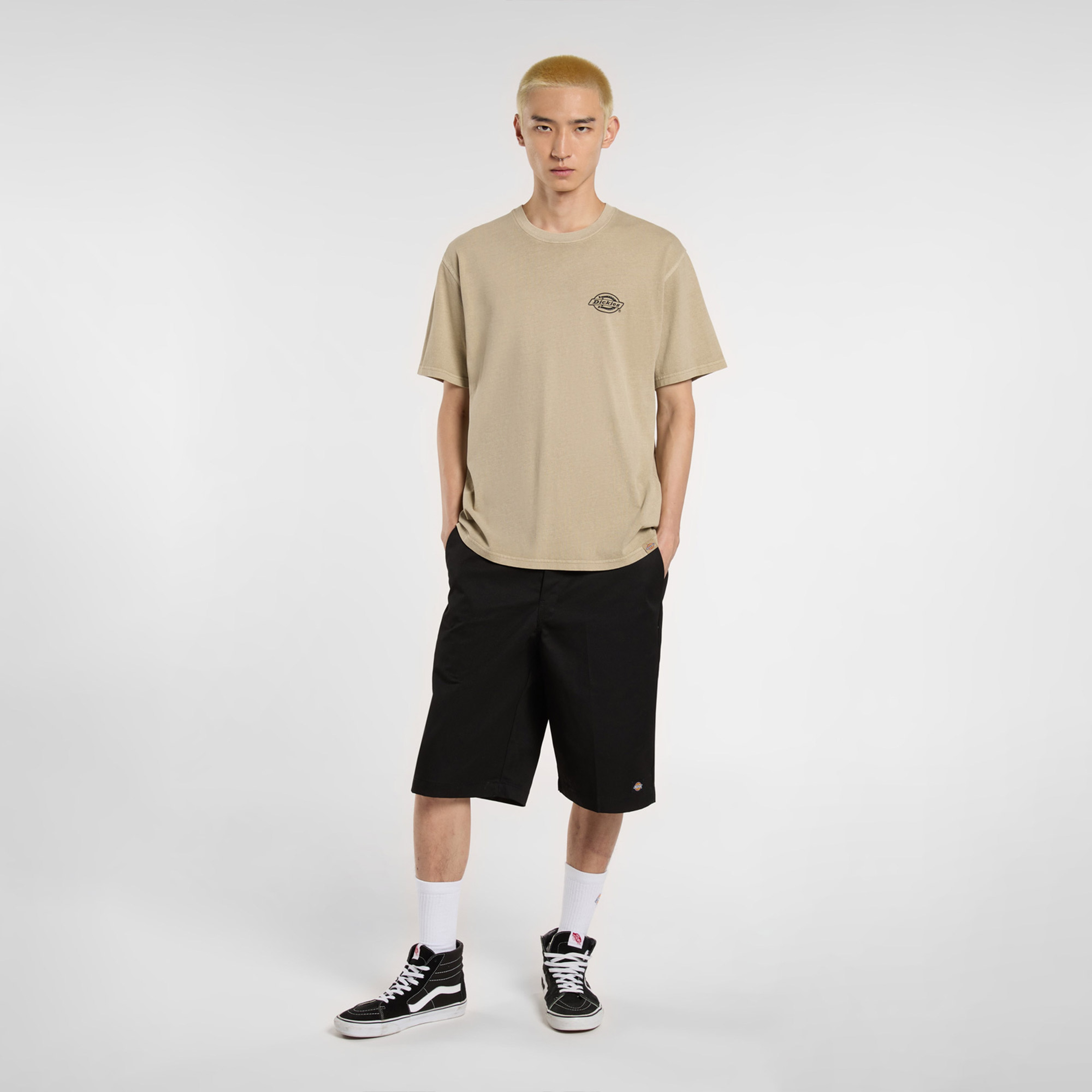 Dickies Service Station Ss Erkek Krem T-Shirt