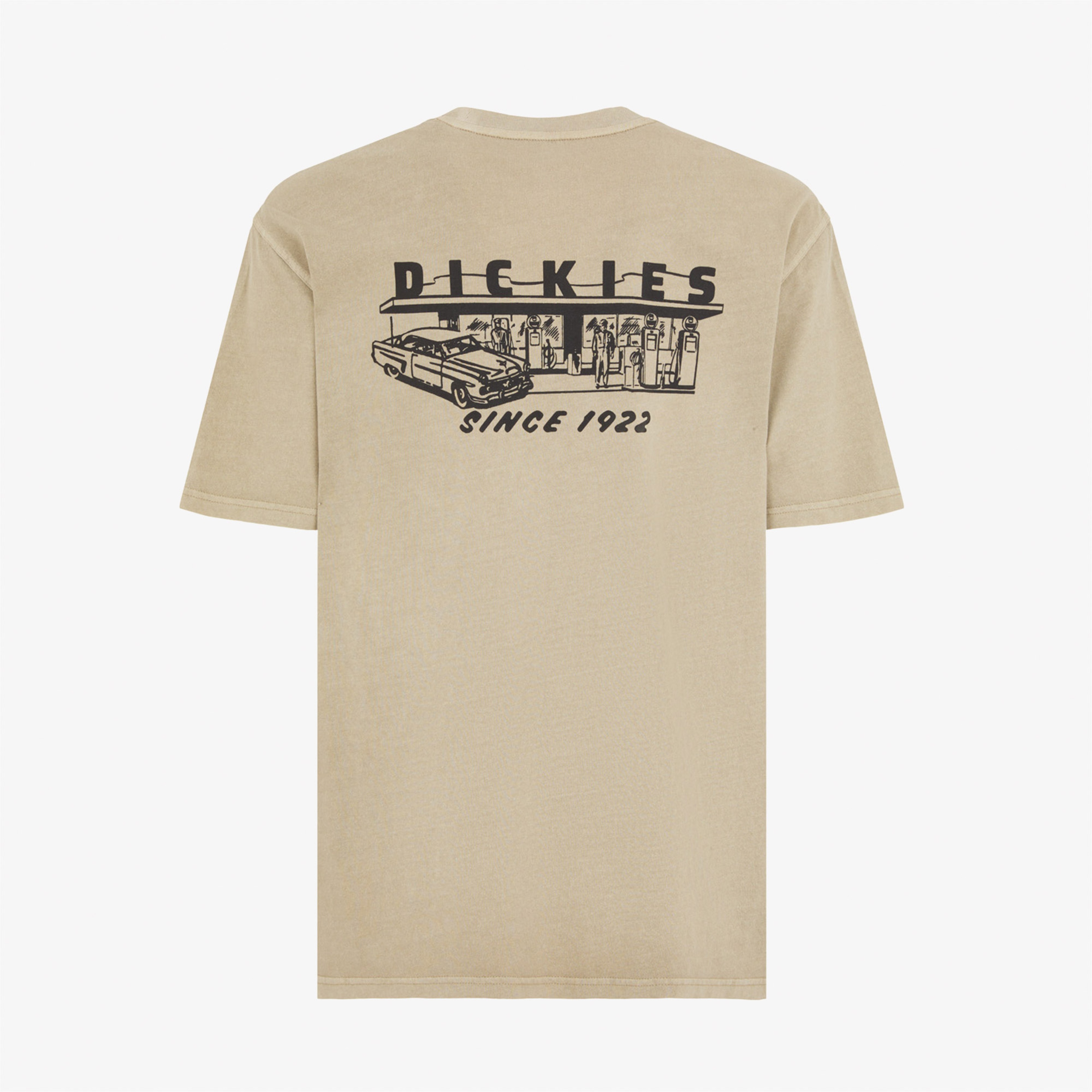 Dickies Service Station Ss Erkek Krem T-Shirt