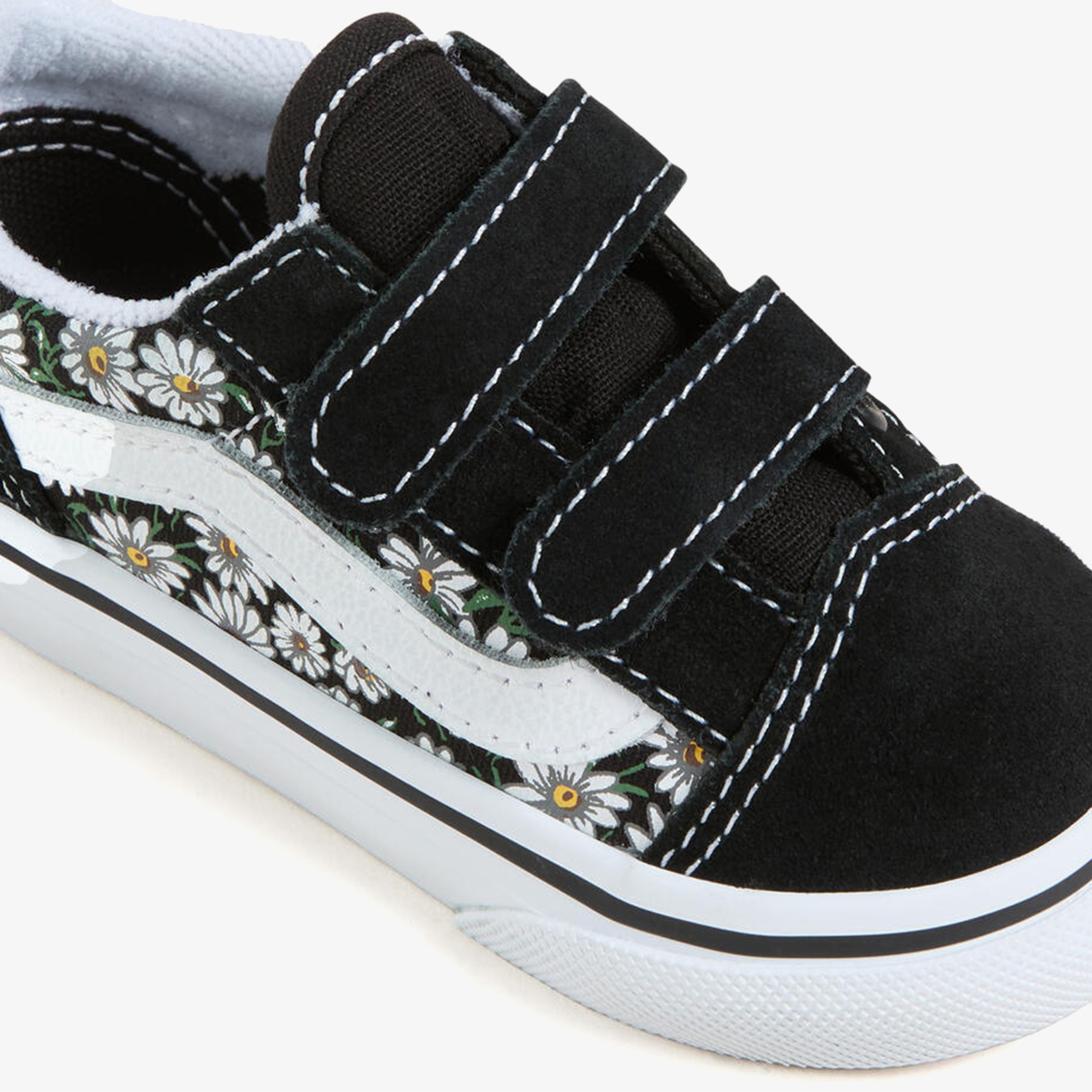 Vans Old Skool Daisies Bebek Siyah Sneaker