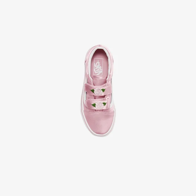 Vans Pembe Vans Old Skool V Çocuk Saten Sneaker