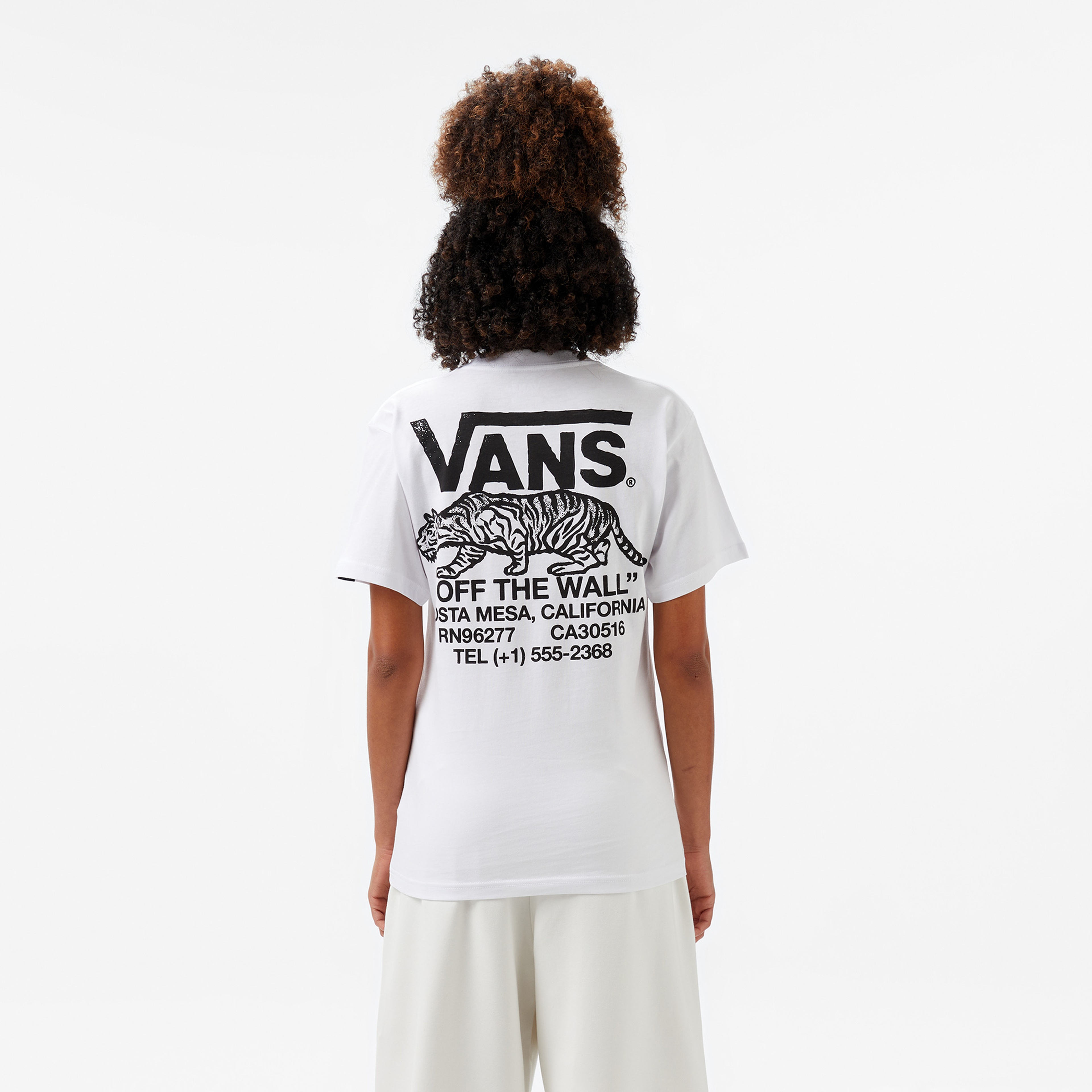 Vans Sneaky Ss Erkek Beyaz T-Shirt