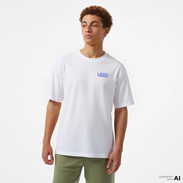 Vans Chuckling Duo Loose Ss Erkek Beyaz T-Shirt