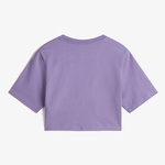 Vans W Style 76 ii Crew Crop Ss Kadın Mor T-Shirt