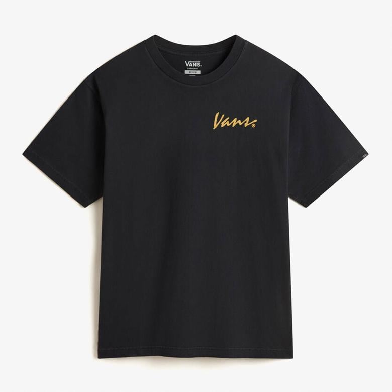 Vans 66 Baked in Loose Ss Erkek Siyah T-Shirt