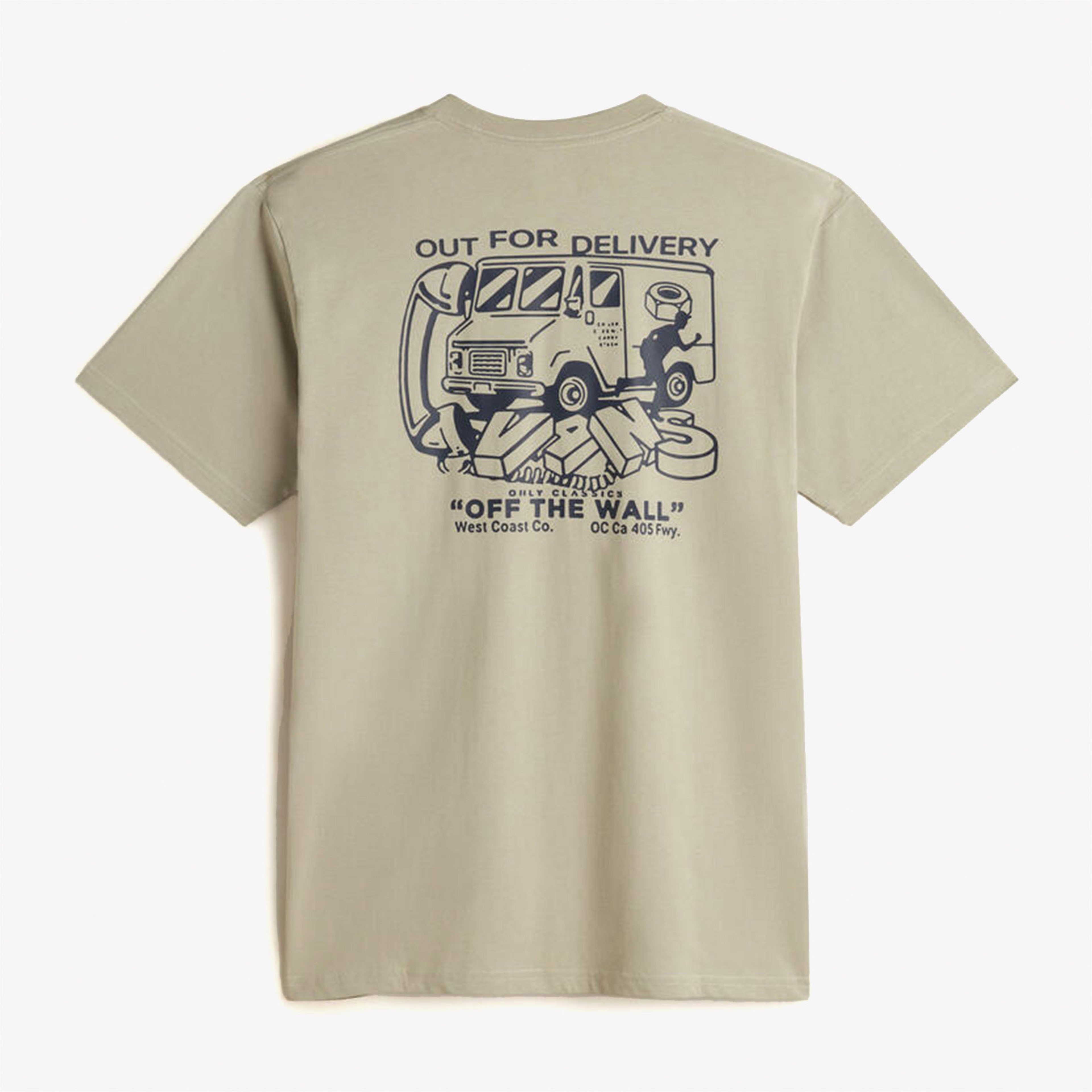 Vans Next Stop Ss Erkek Gri T-Shirt