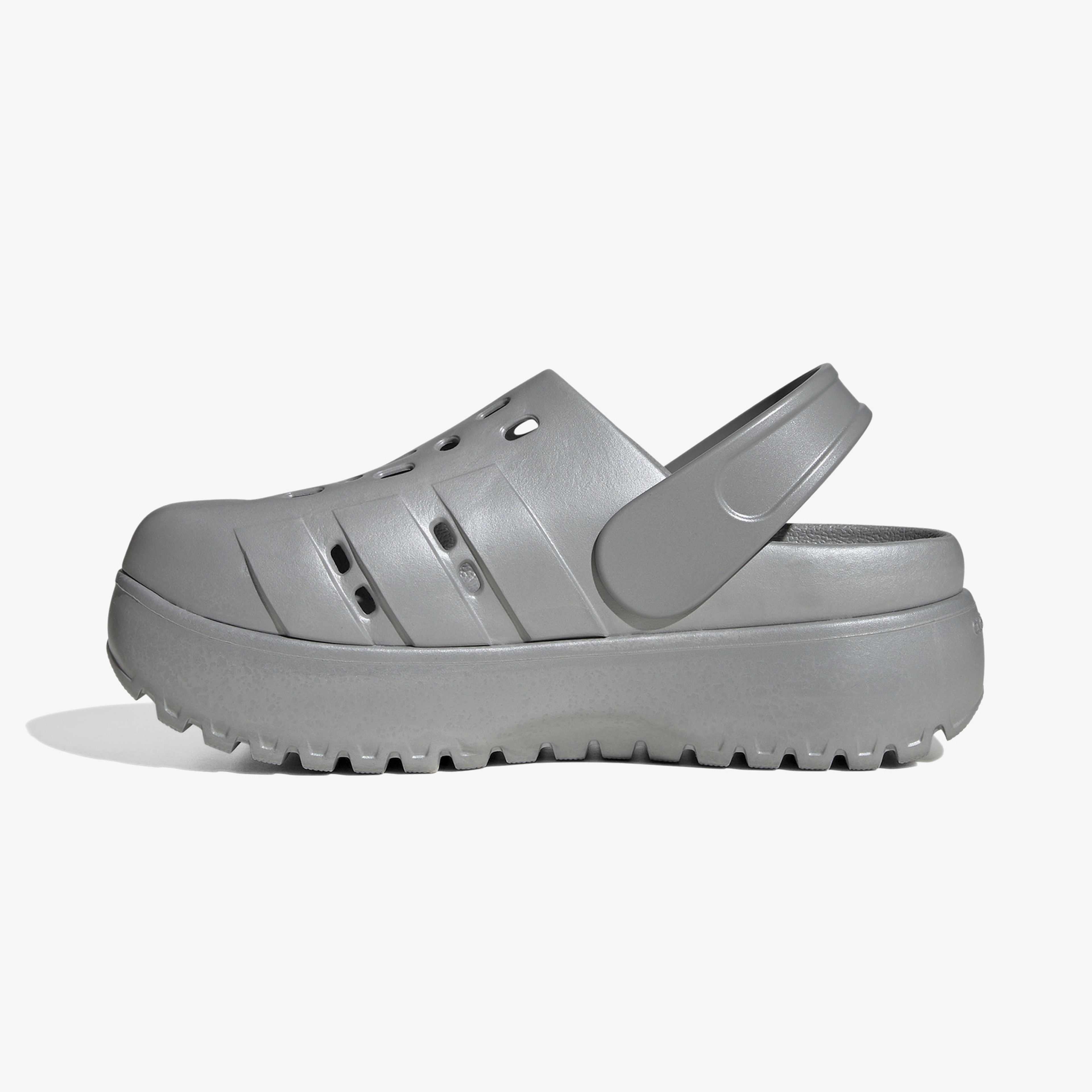 adidas AdıletteClogPlatform Gri Unisex Sandalet