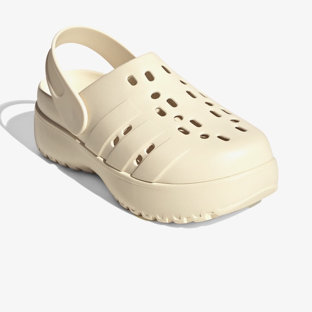 Adidas adidas Adilette Clog Platform Unisex Beyaz Sandalet Occasion'da! Beyaz - 3. görsel