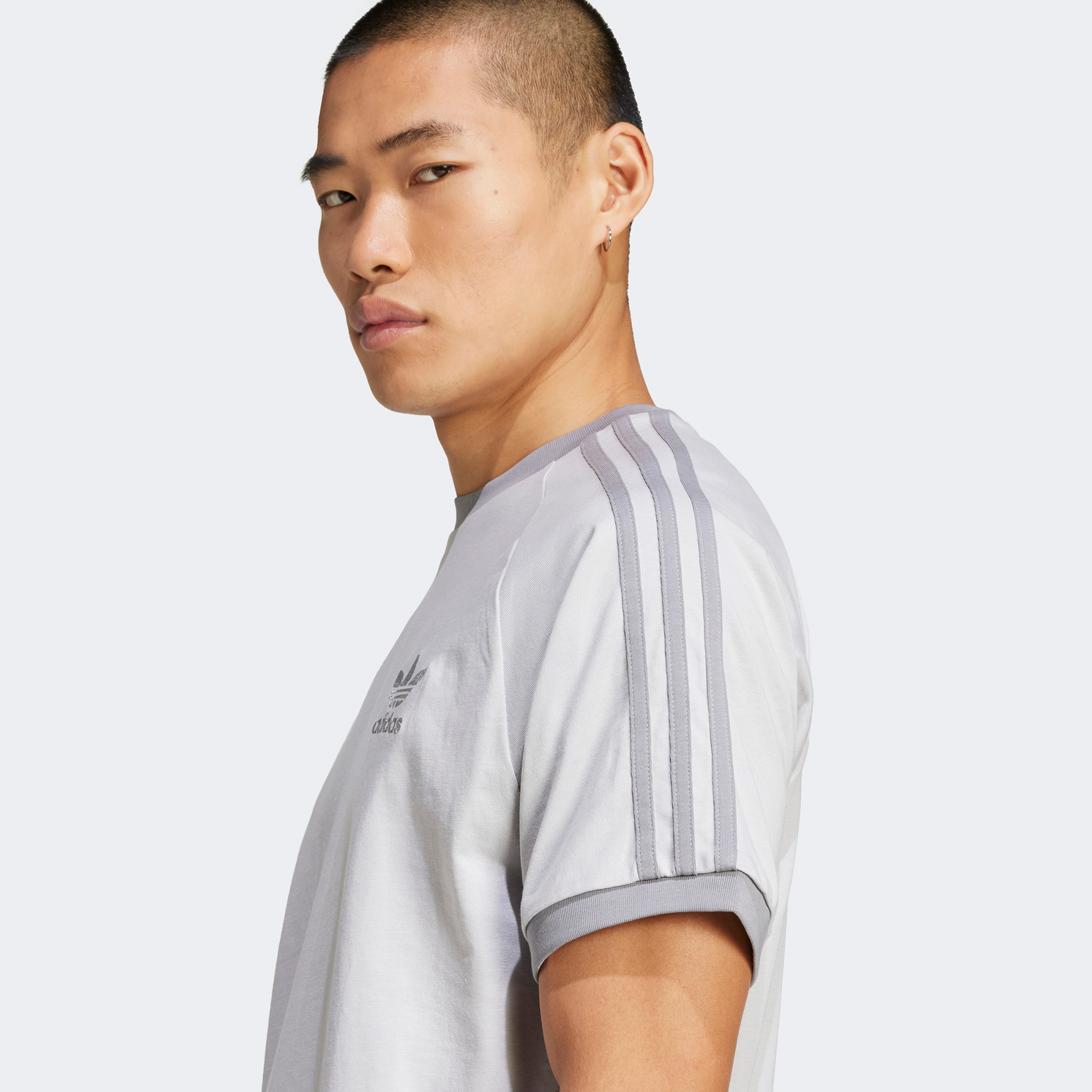 adidas Originals 3-Stripes Gri Erkek T-Shirt