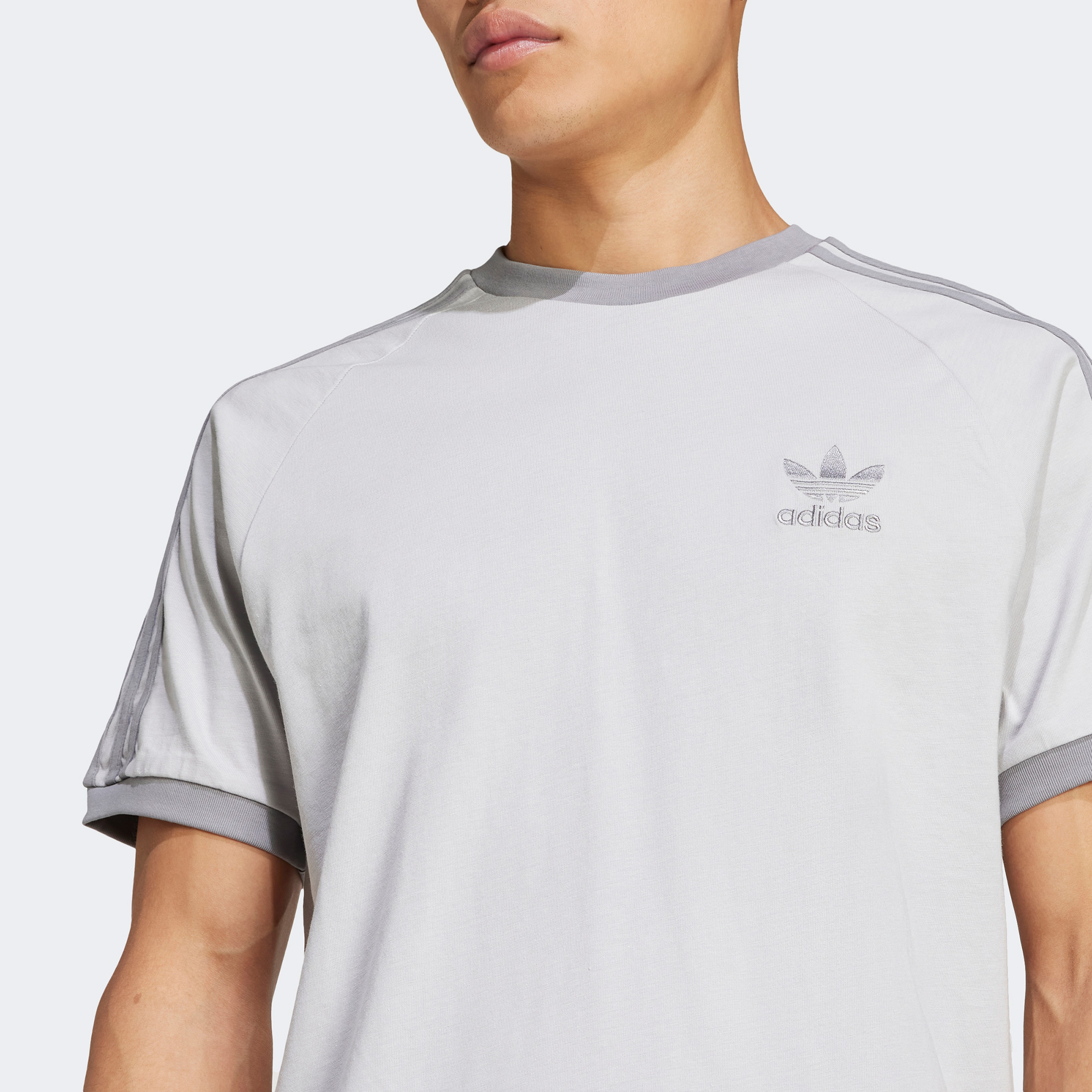 adidas Originals 3-Stripes Gri Erkek T-Shirt
