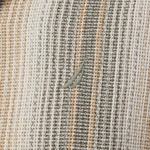 Nautica Erkek Bej Classic Fit Çizgili Gömlek