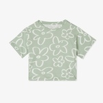 Nautica Kız Çocuk Yeşil Regular Fit Baskılı T-Shirt