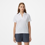 Nautica Kadın Beyaz Regular Fit Polo Yaka T-Shirt