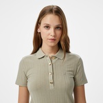 Nautica Kadın Yeşil Regular Fit Polo