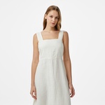 Nautica Kadın Beyaz Regular Fit Elbise