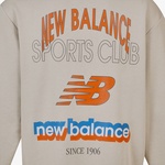 New Balance Lifestyle Erkek Bej Sweatshirt