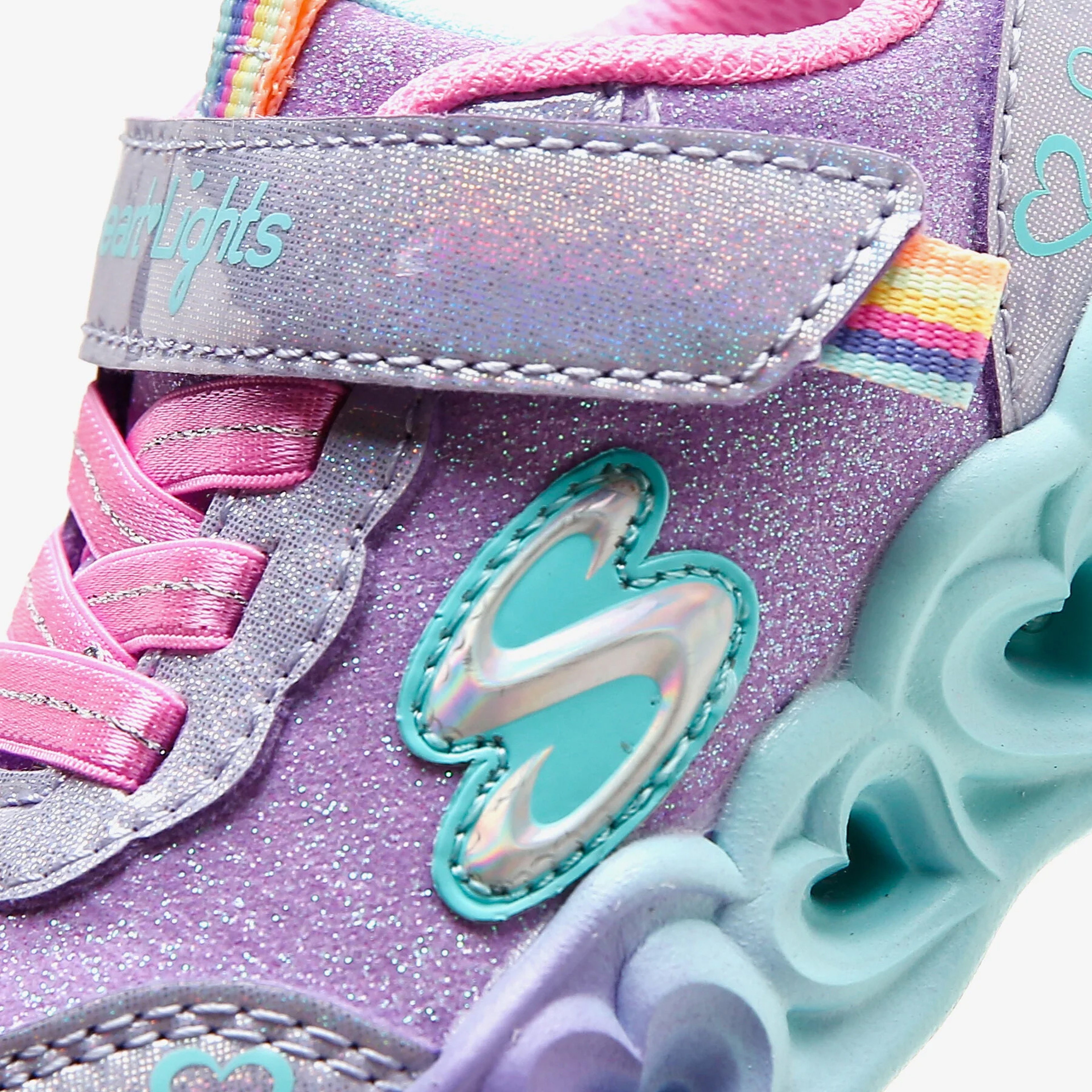 Skechers Heart Lights - Color Joyful Bebek Mor Spor Ayakkabı