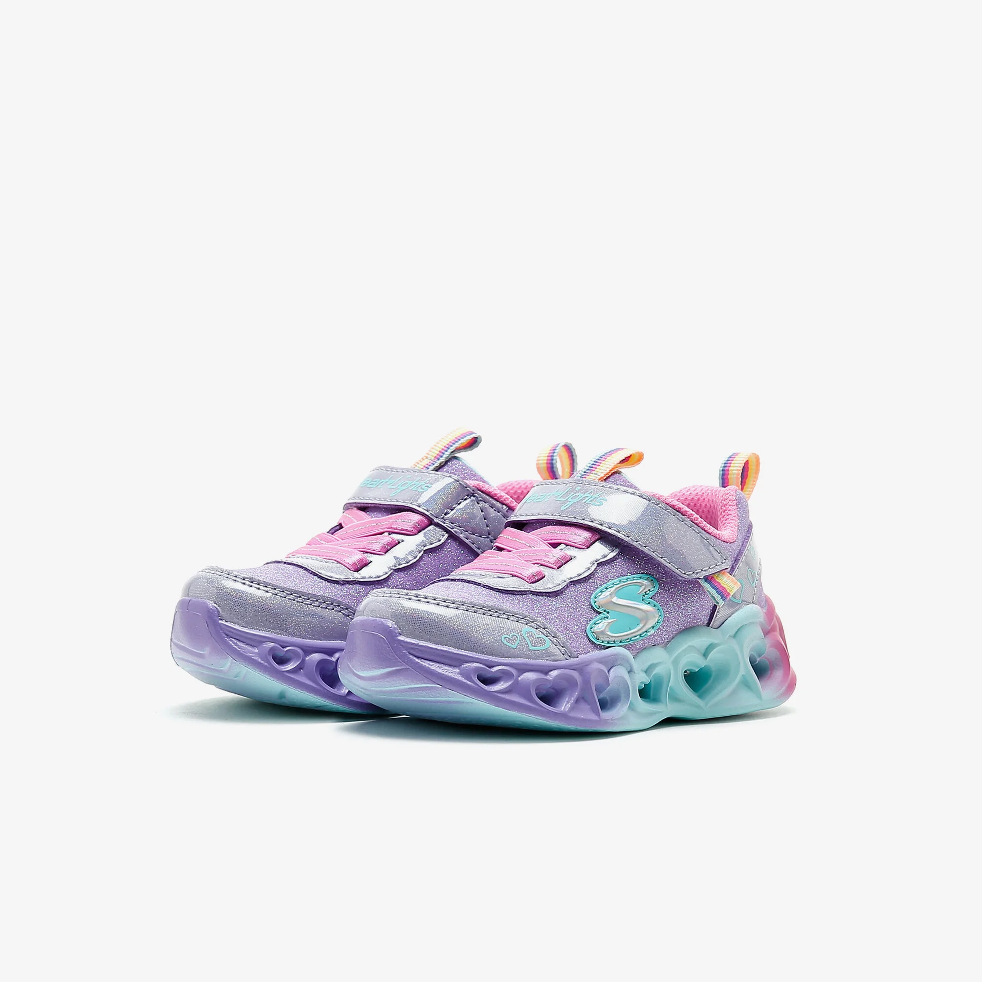 Skechers Heart Lights - Color Joyful Bebek Mor Spor Ayakkabı